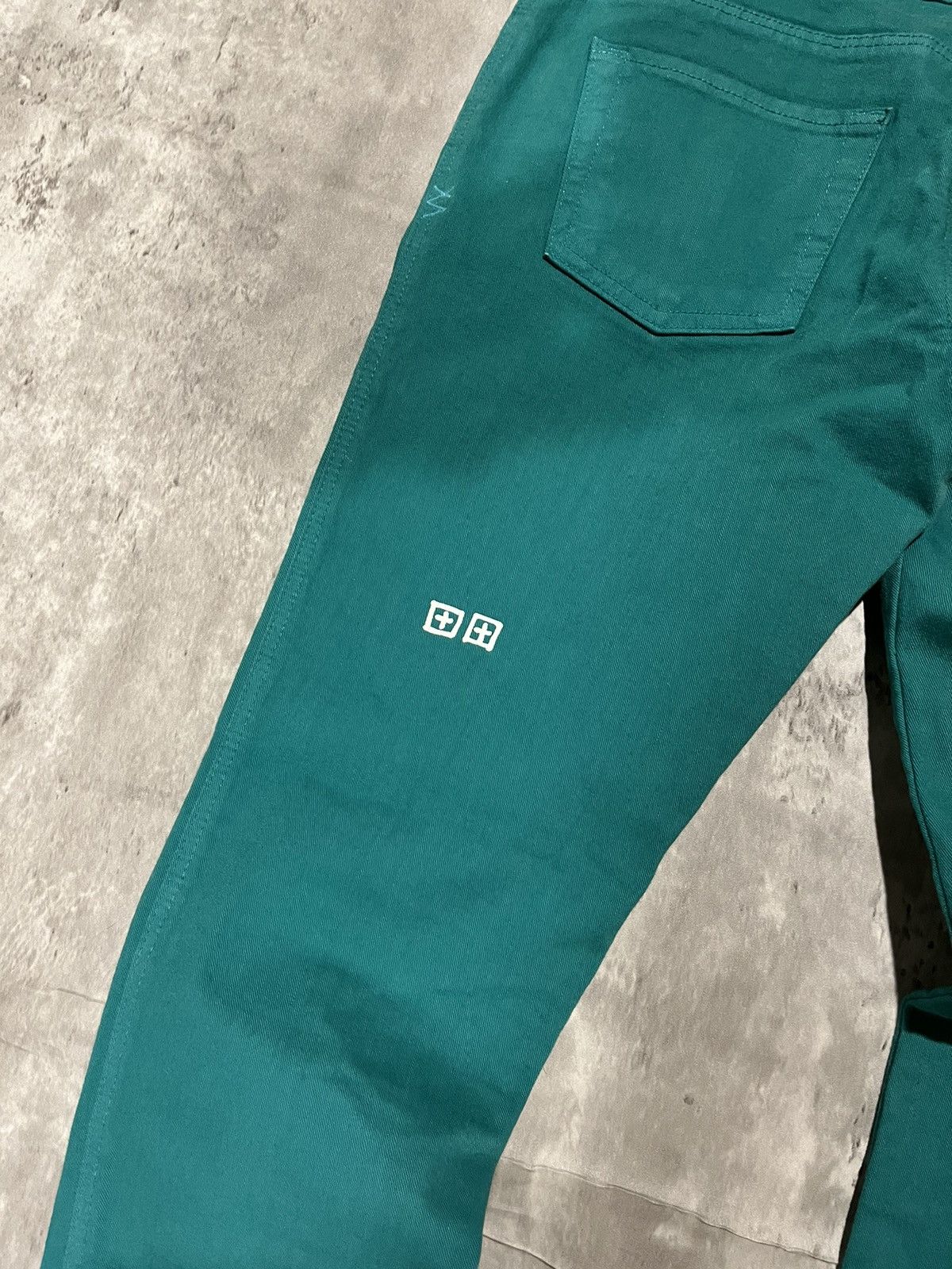 Ksubi Ksubi Teal Denim Jeans Pants Size 29" - 5 Thumbnail