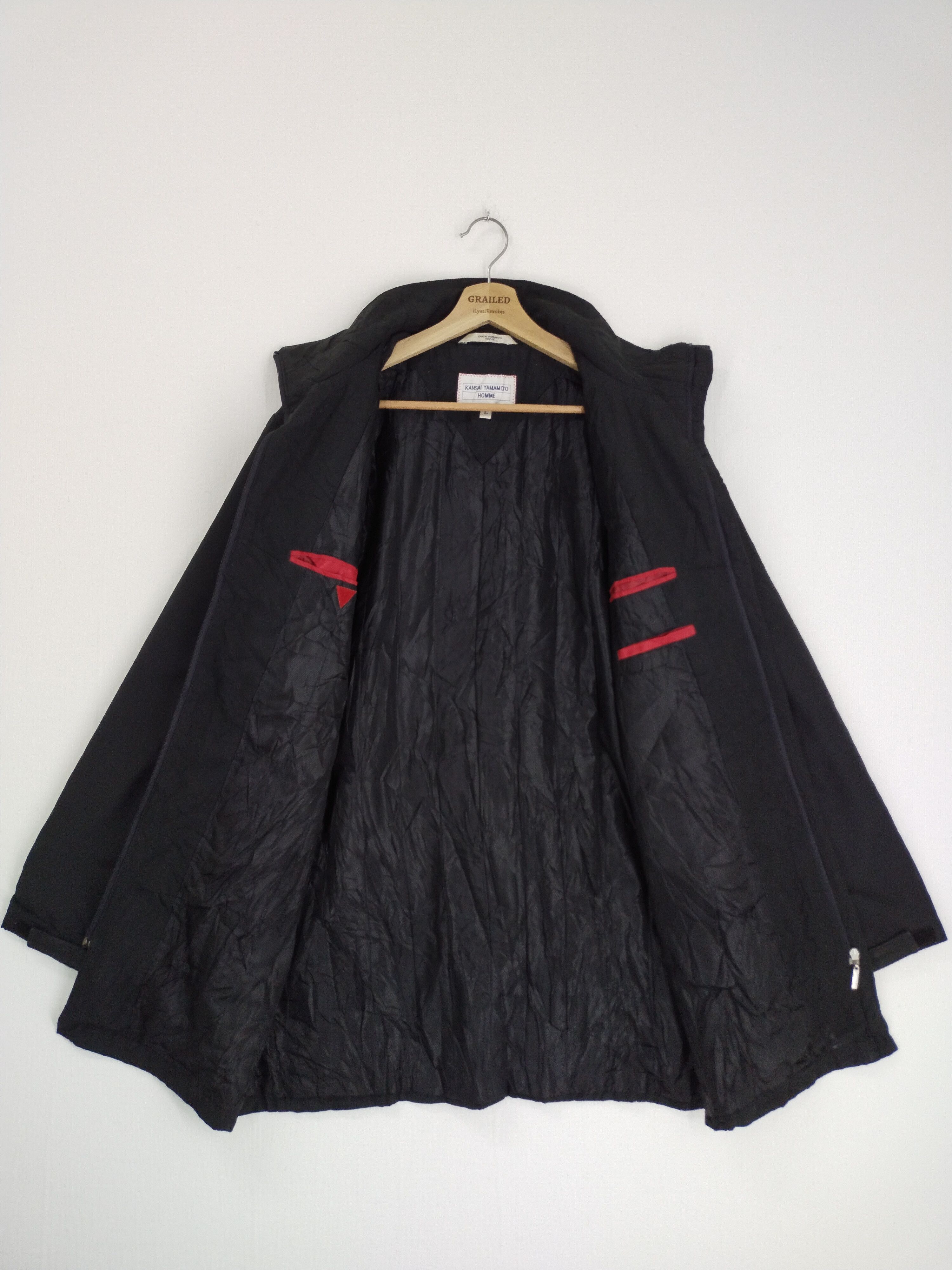 Japanese Brand × Kansai Yamamoto × Yohji Yamamoto VINTAGE KANSAI YAMAMOTO PARKA JACKET Size US L / EU 52-54 / 3 - 2 Thumbnail