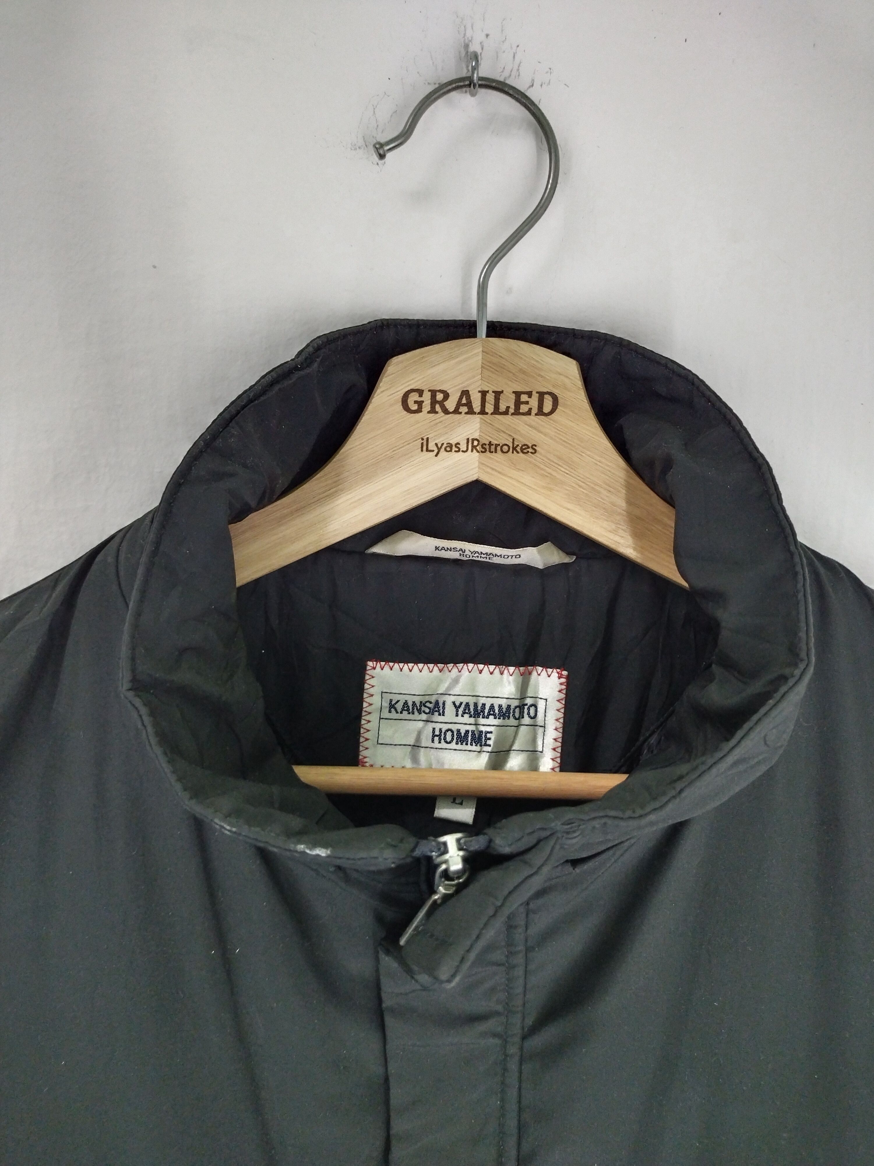 Japanese Brand × Kansai Yamamoto × Yohji Yamamoto VINTAGE KANSAI YAMAMOTO PARKA JACKET Size US L / EU 52-54 / 3 - 12 Thumbnail