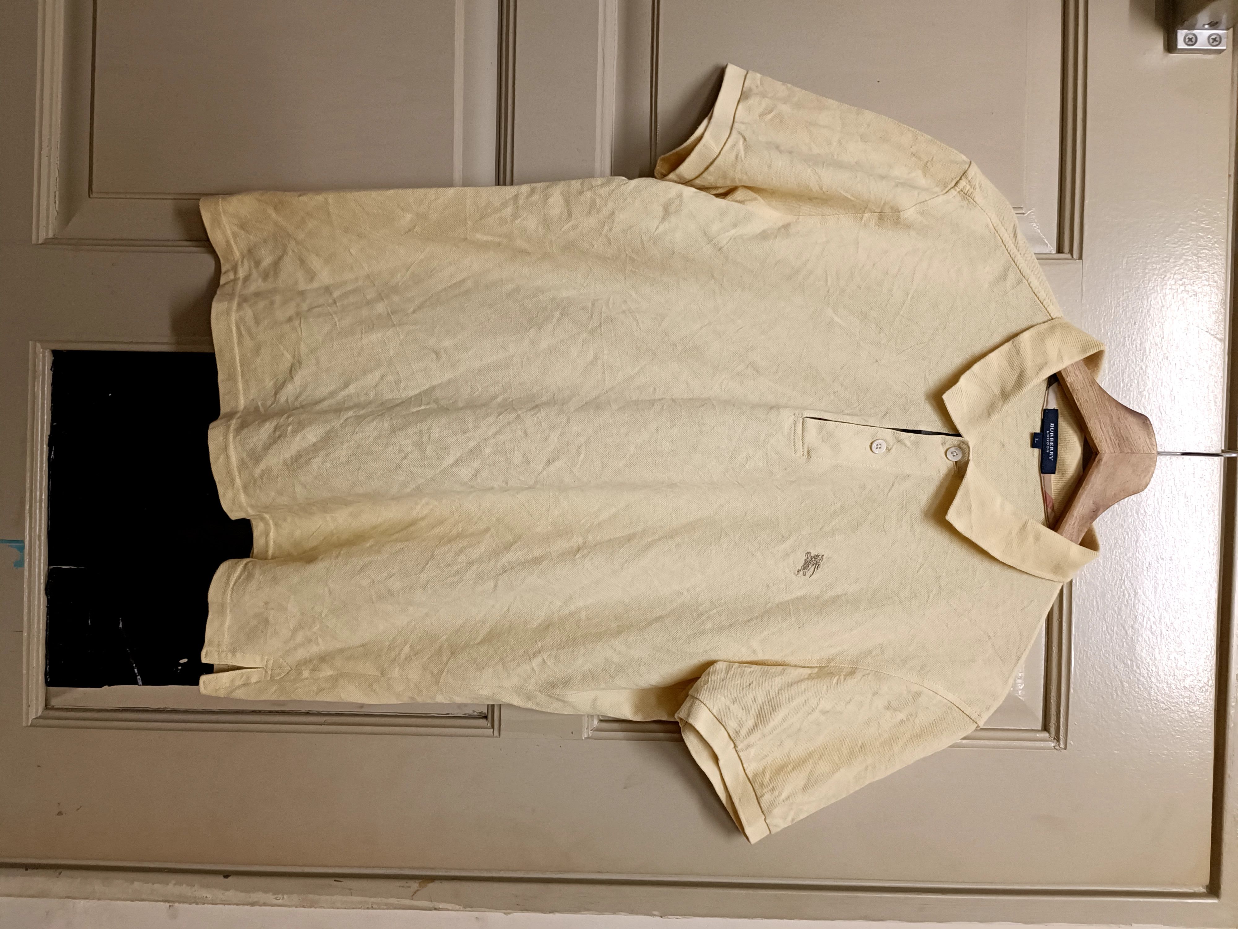 vintage burberry london polo shirt