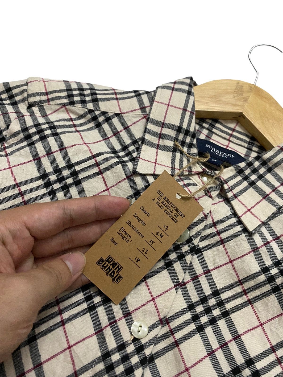 Burberry × Burberry Prorsum Burberry Nova Check Woman Button Up Shirt Size S / US 4 / IT 40 - 6 Thumbnail