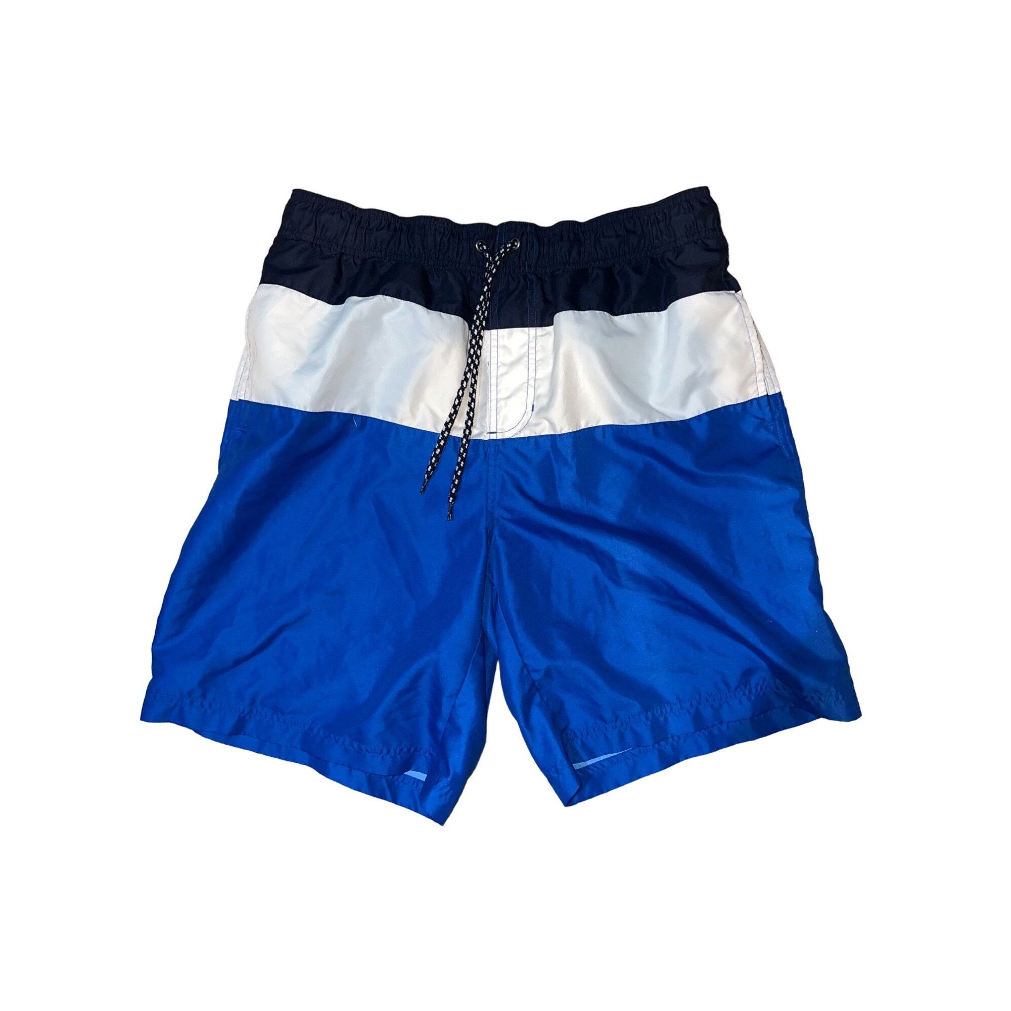 Ocean Pacific OP Men’s Blue/White Striped Lined Board Shorts Swim Suit ...