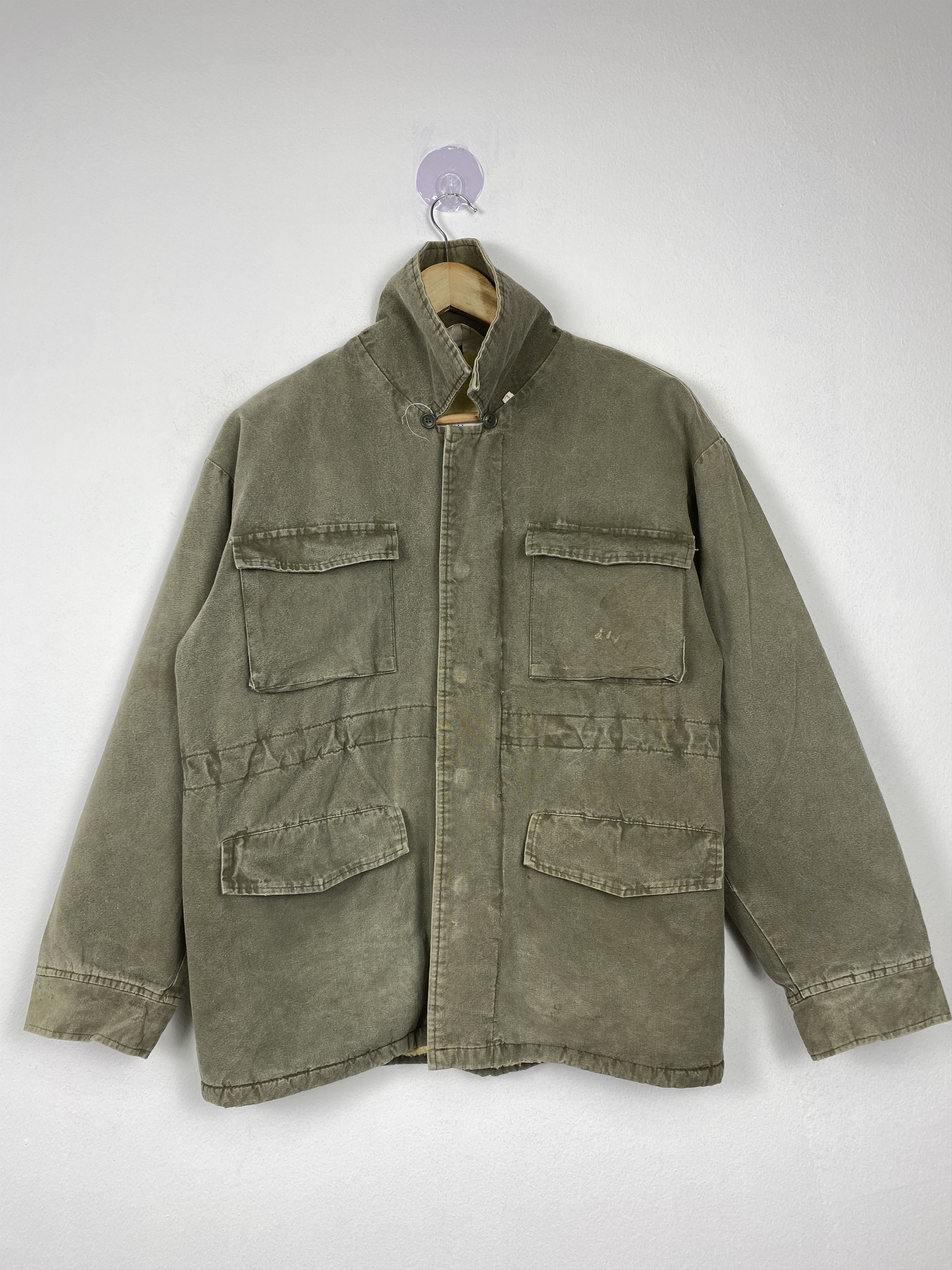 Vintage Vintage MC MAON Military Rugged style Fleece Lining Jacket ...