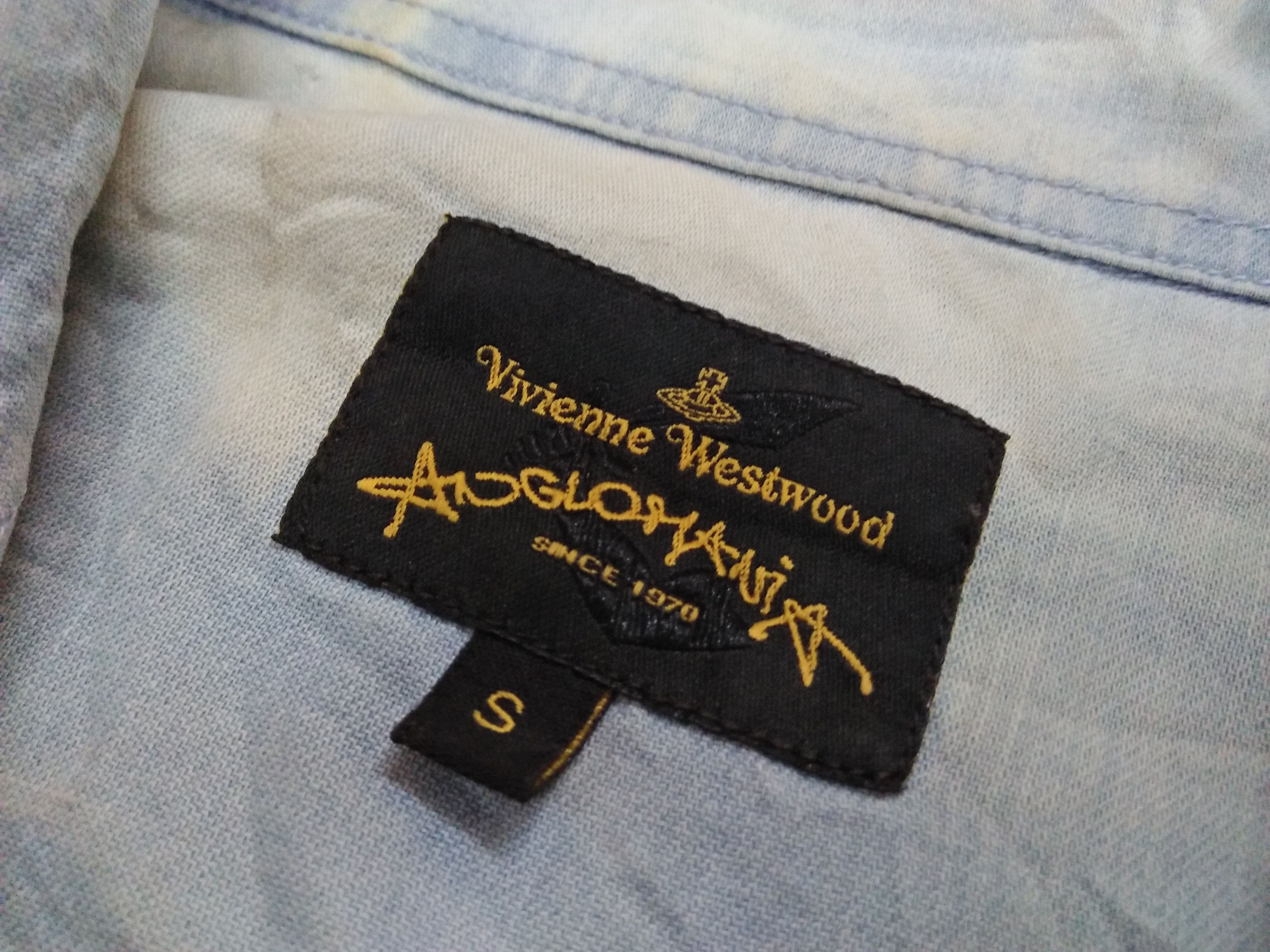 Vivienne Westwood VIVIENNE WESTWOOD Anglomania Nicely Faded Denim Shirt Size S / US 4 / IT 40 - 10 Thumbnail