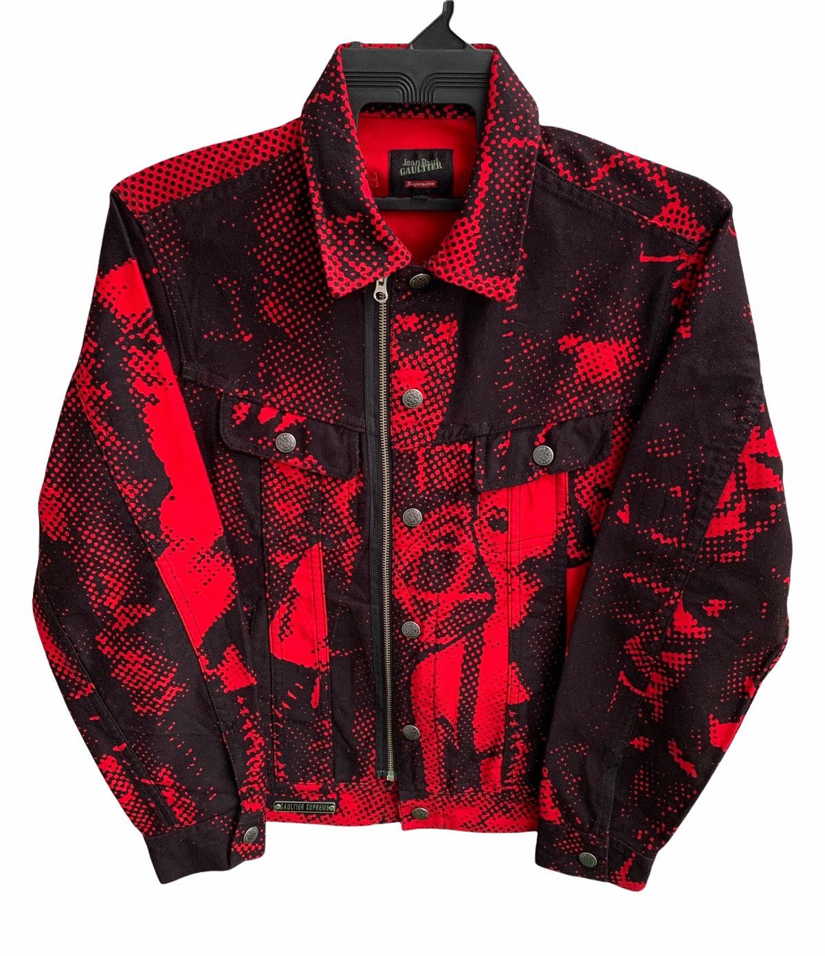 Supreme Jeans Paul Gaultier Supreme Fuck Racism Trucker Jacket ...