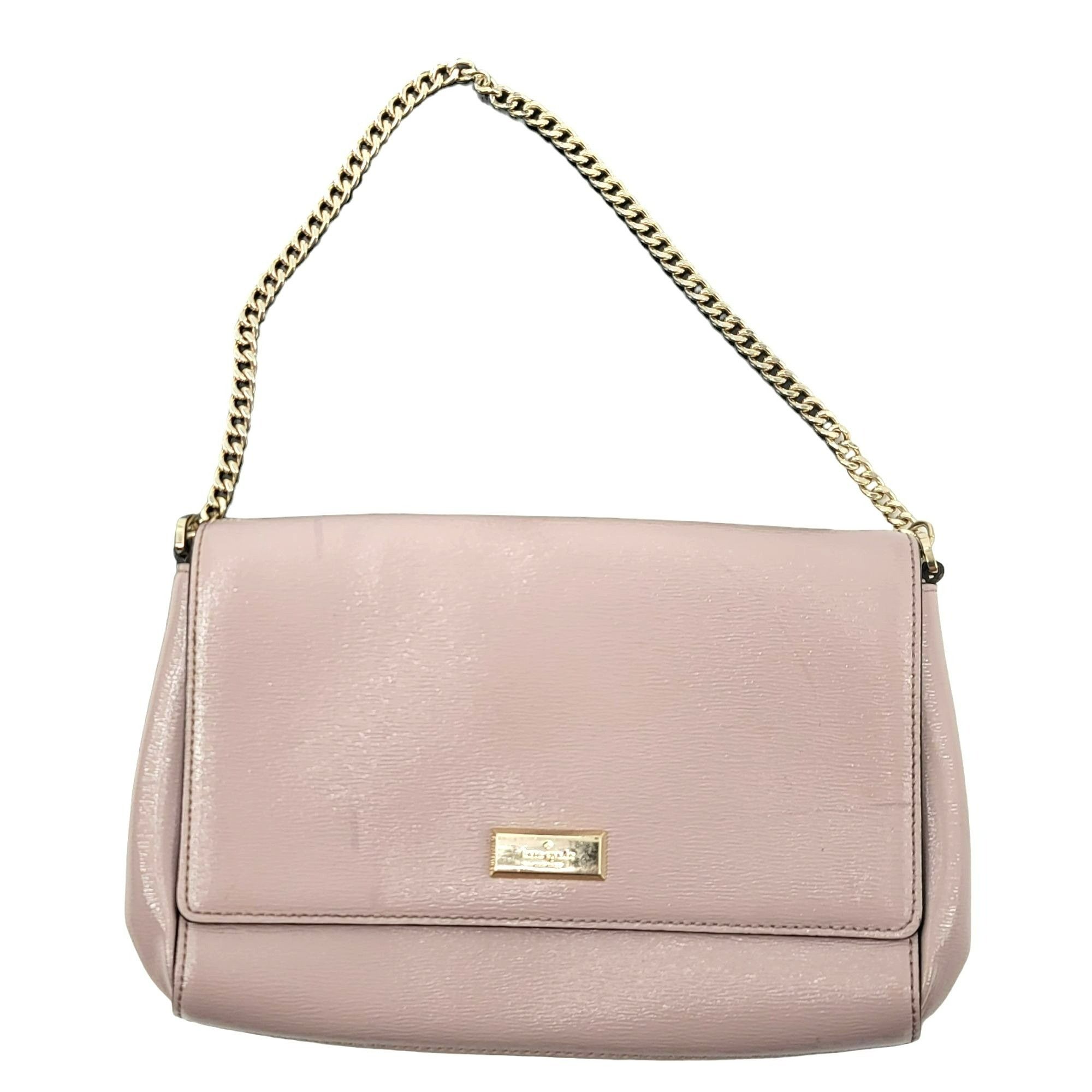 Kate Spade Blush Pink Purse Crossbody Clutch Chain Greer