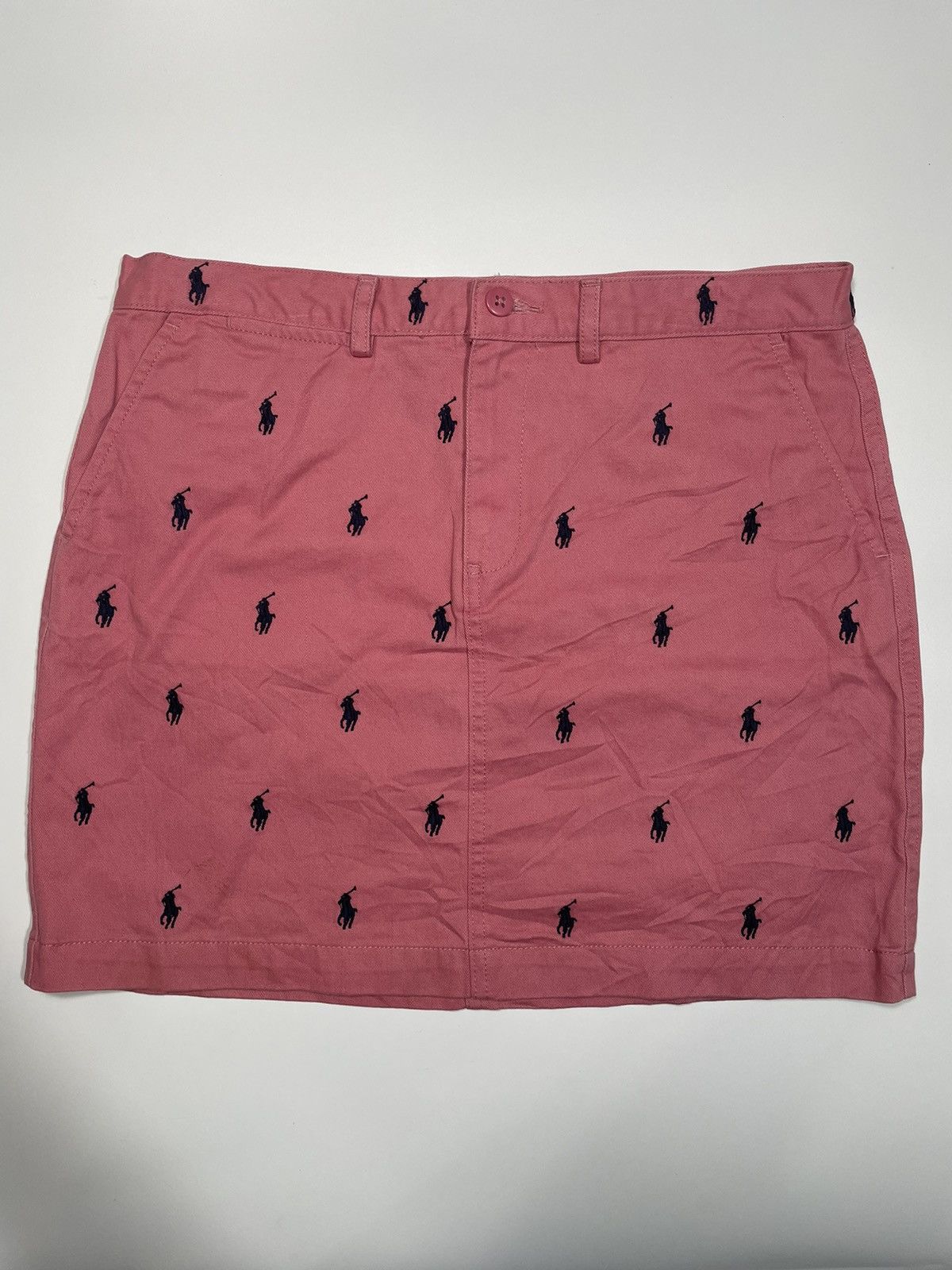 Vintage Vintage Polo Ralph Lauren Skirt Pony Logo Monogram embroider Size 32" / US 10 / IT 46 - 11 Thumbnail