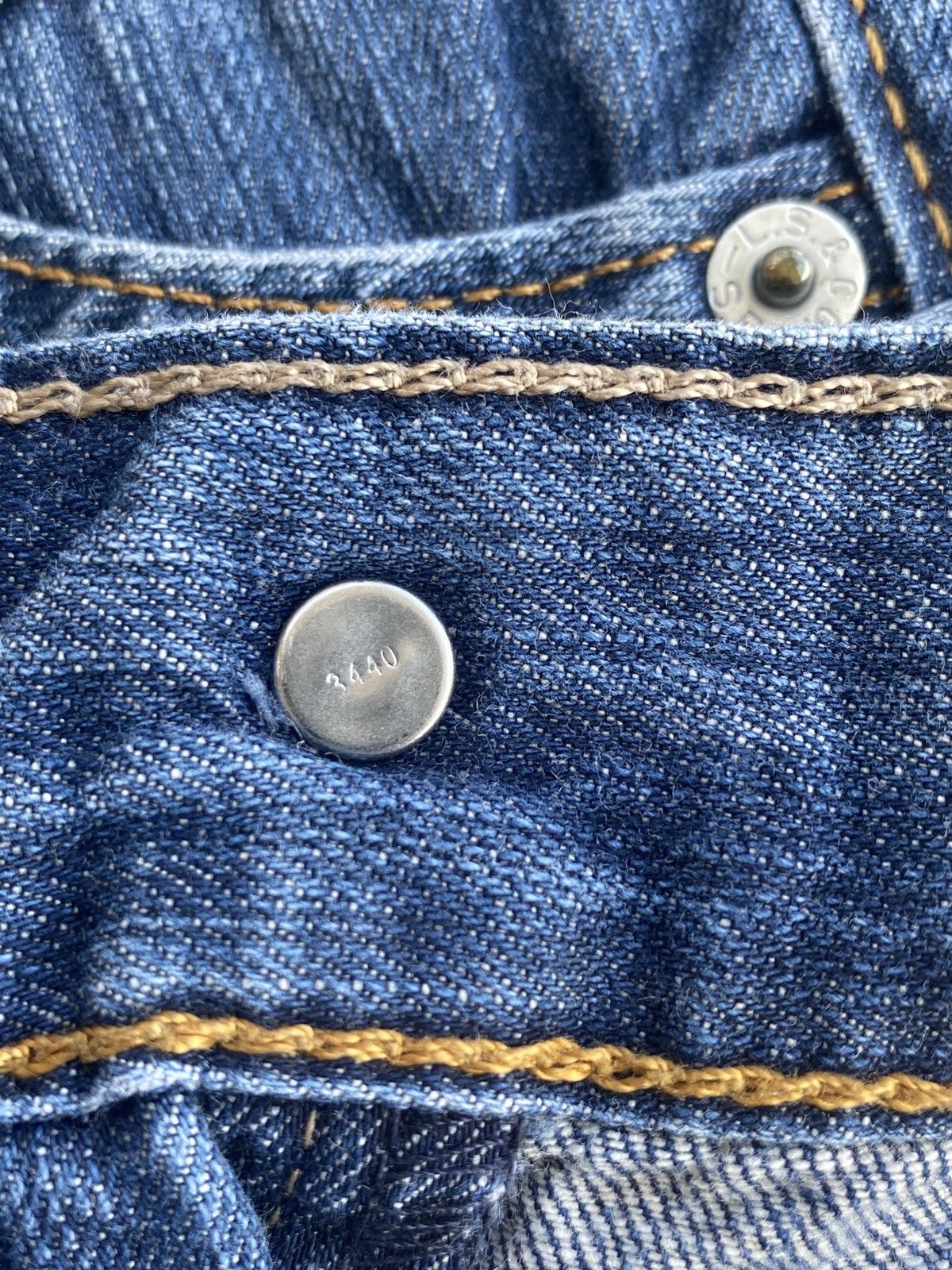 Jean × Levi's × Vintage VINTAGE LEVIS 514 SLIM STRAIGHT JEANS-J407 Size US 39 - 6 Thumbnail