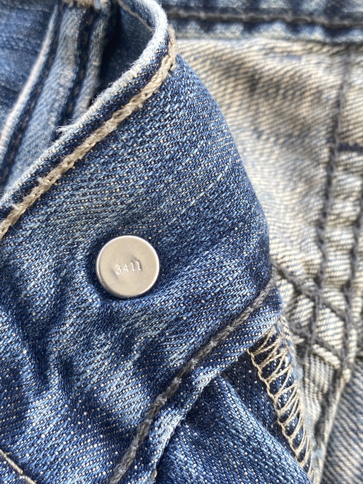 Jean × Levi's × Vintage VINTAGE LEVIS 514 BLUE WASH JEANS-J408 Size US 33 - 6 Thumbnail
