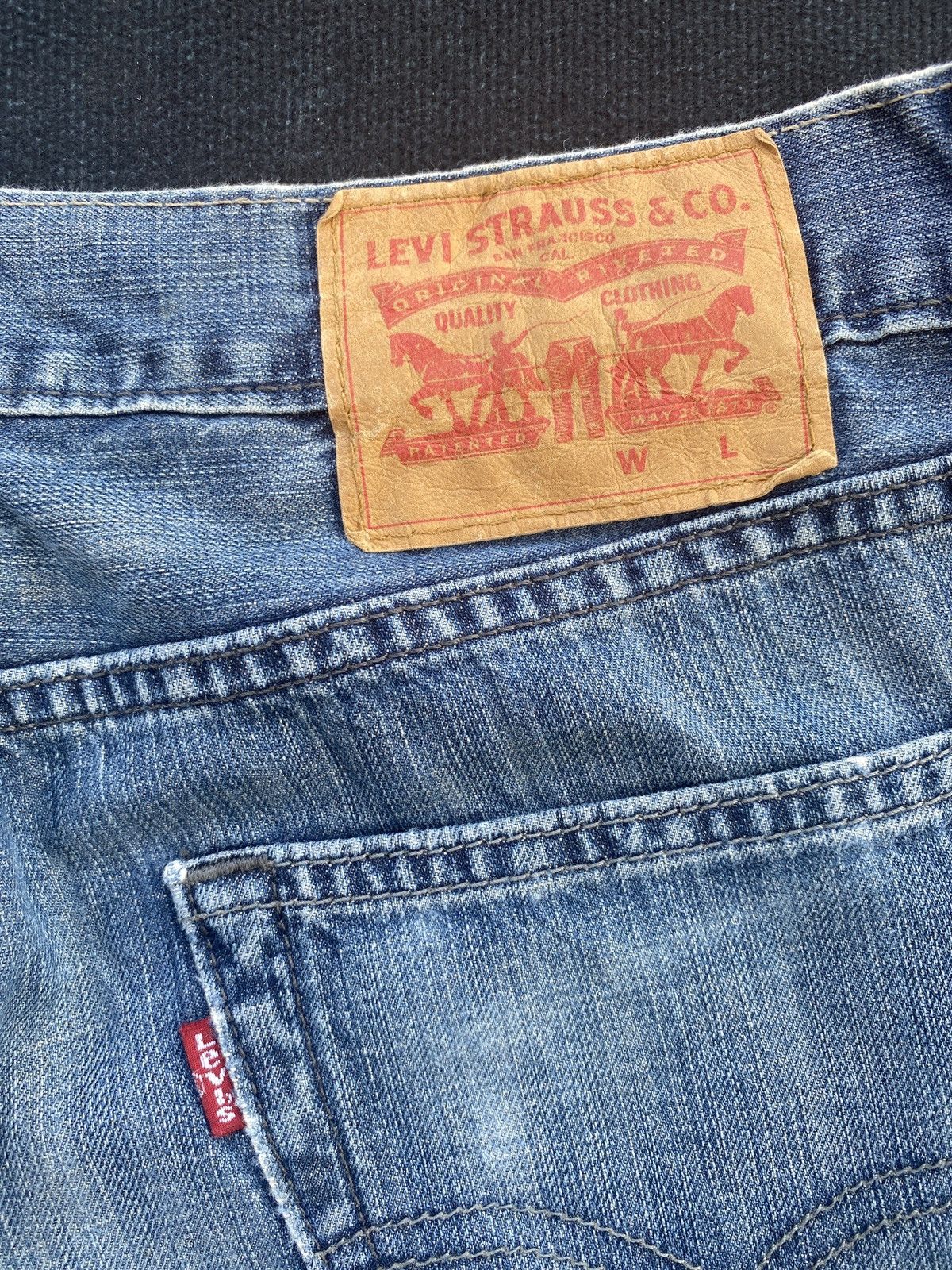 Jean × Levi's × Vintage VINTAGE LEVIS 514 BLUE WASH JEANS-J408 Size US 33 - 11 Thumbnail