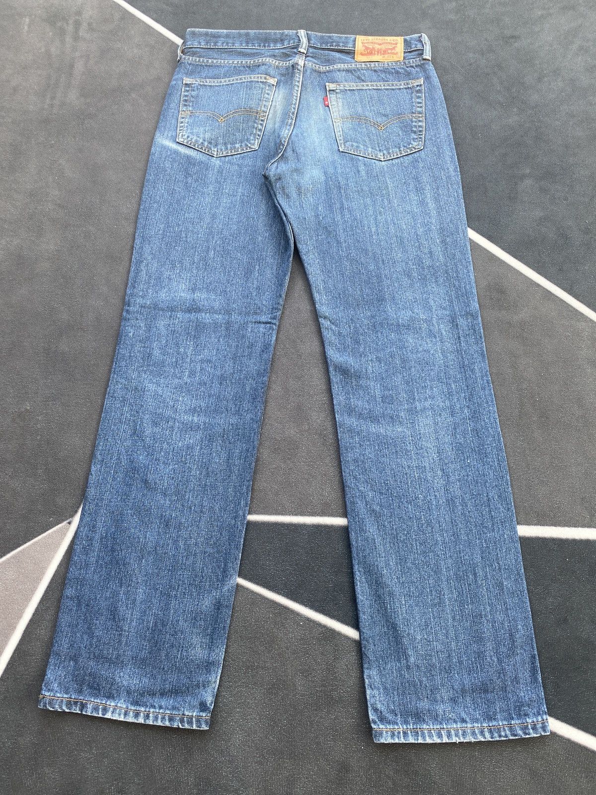 Jean × Levi's × Vintage VINTAGE LEVIS 514 BLUE WASH JEANS-J409 Size US 33 - 4 Thumbnail