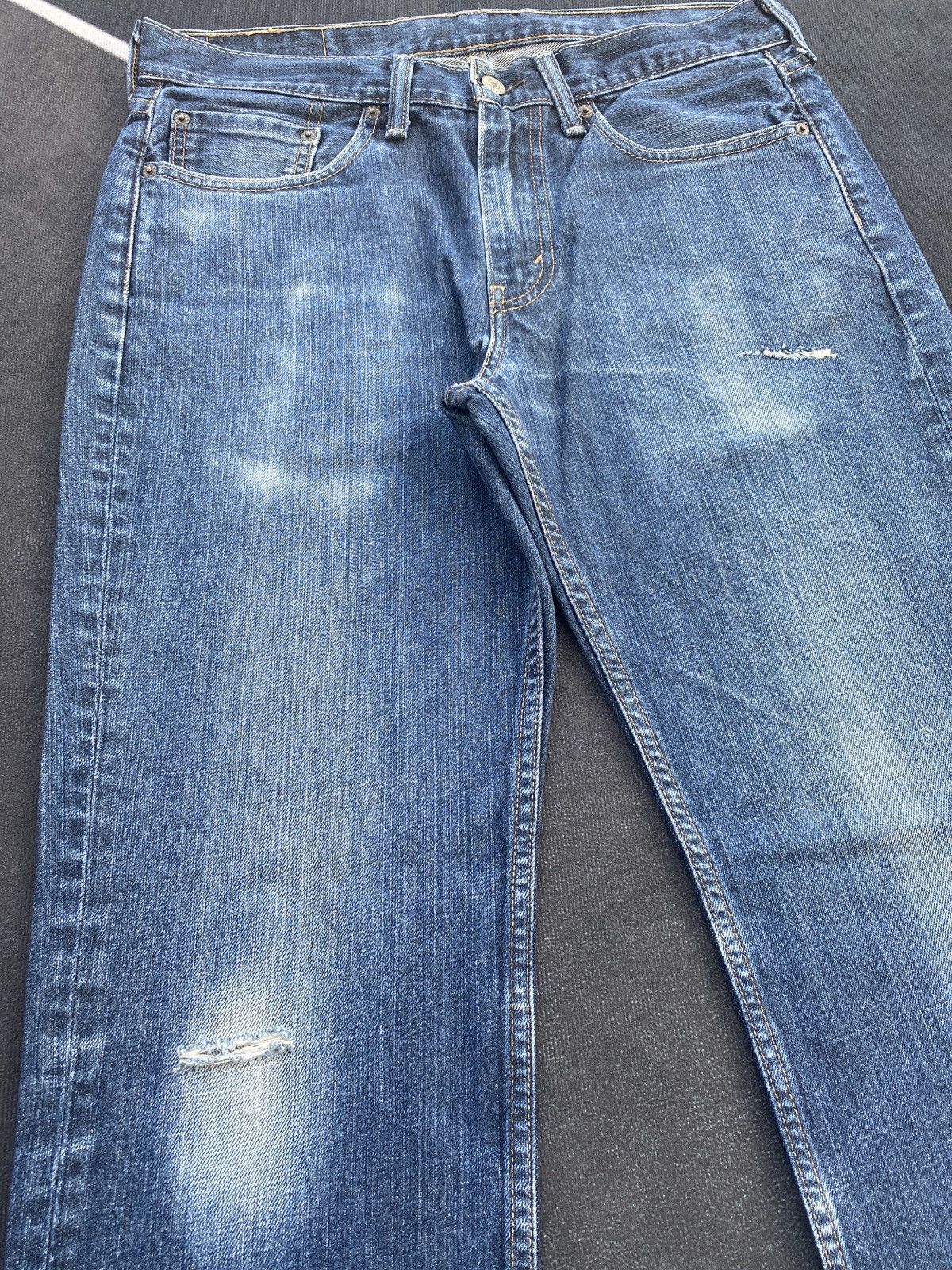Jean × Levi's × Vintage VINTAGE LEVIS 514 BLUE WASH JEANS-J409 Size US 33 - 10 Thumbnail