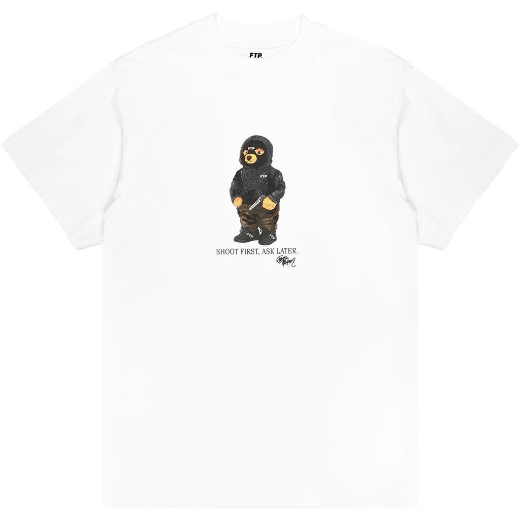 free shipping for sale FTP Bear Shoot first ask later Tee | www