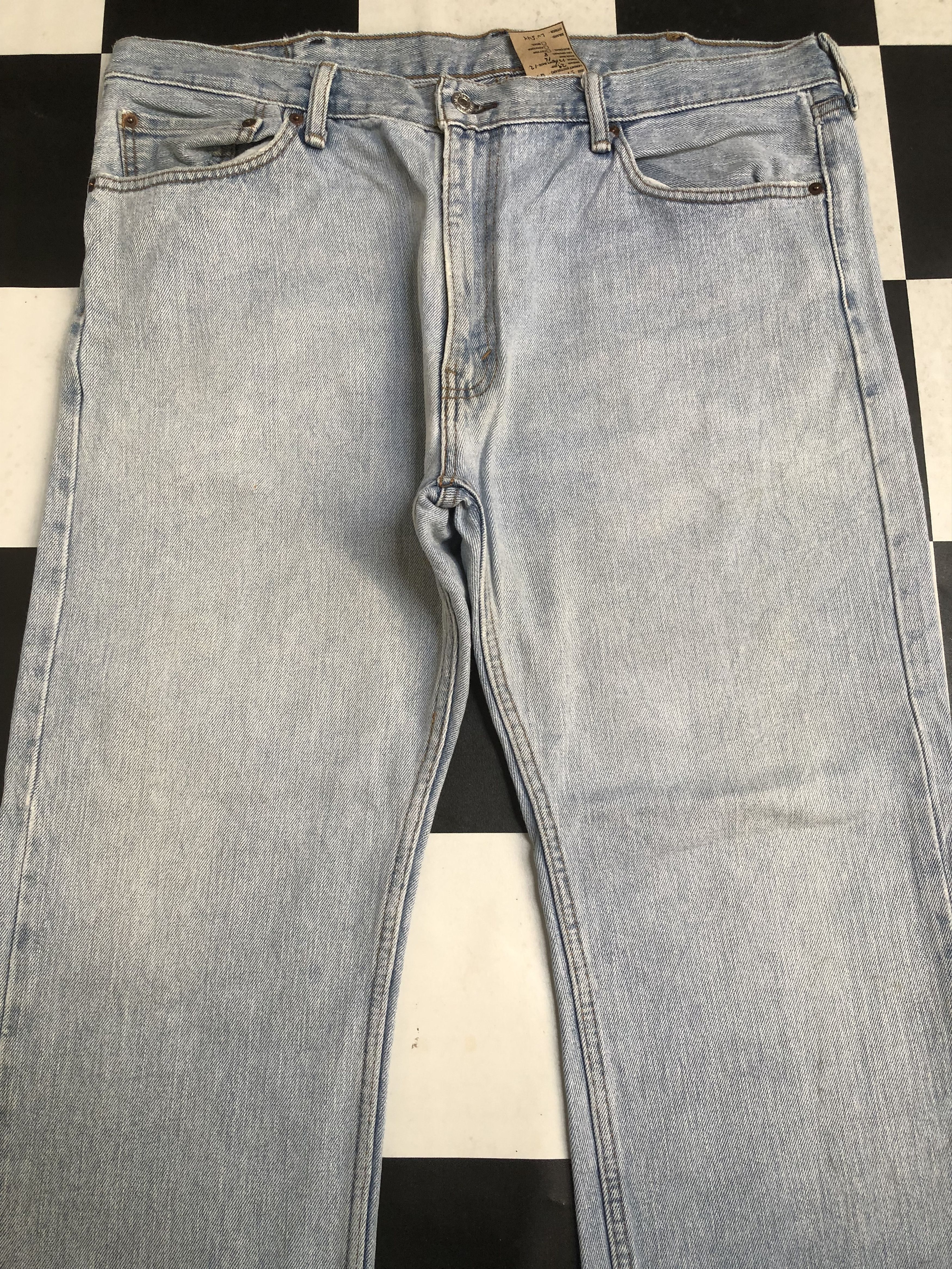 Levi's × Vintage Vintage Levis 505 Faded Denim Jeans L544 Size US 38 / EU 54 - 3 Thumbnail