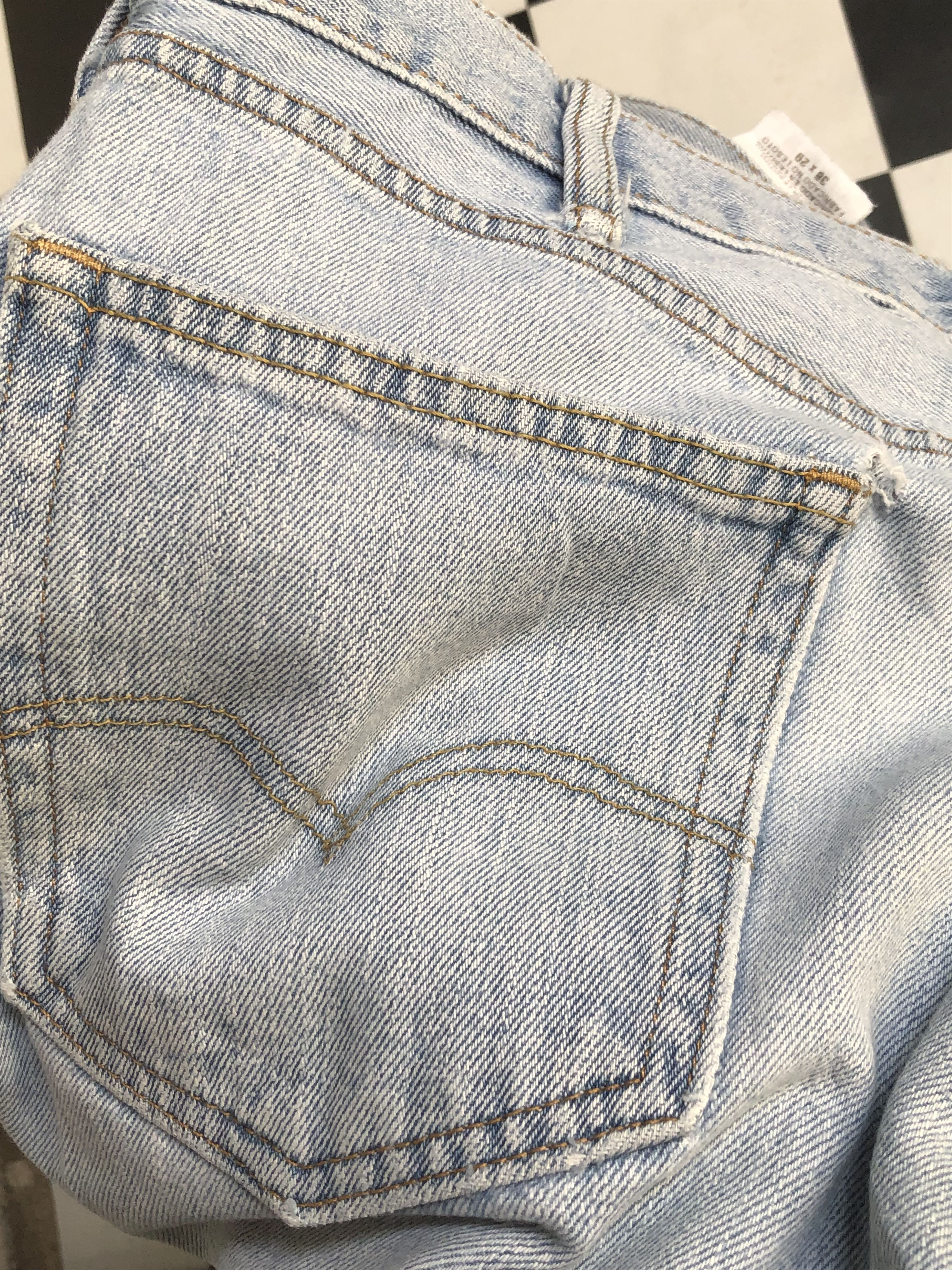 Levi's × Vintage Vintage Levis 505 Faded Denim Jeans L544 Size US 38 / EU 54 - 10 Thumbnail