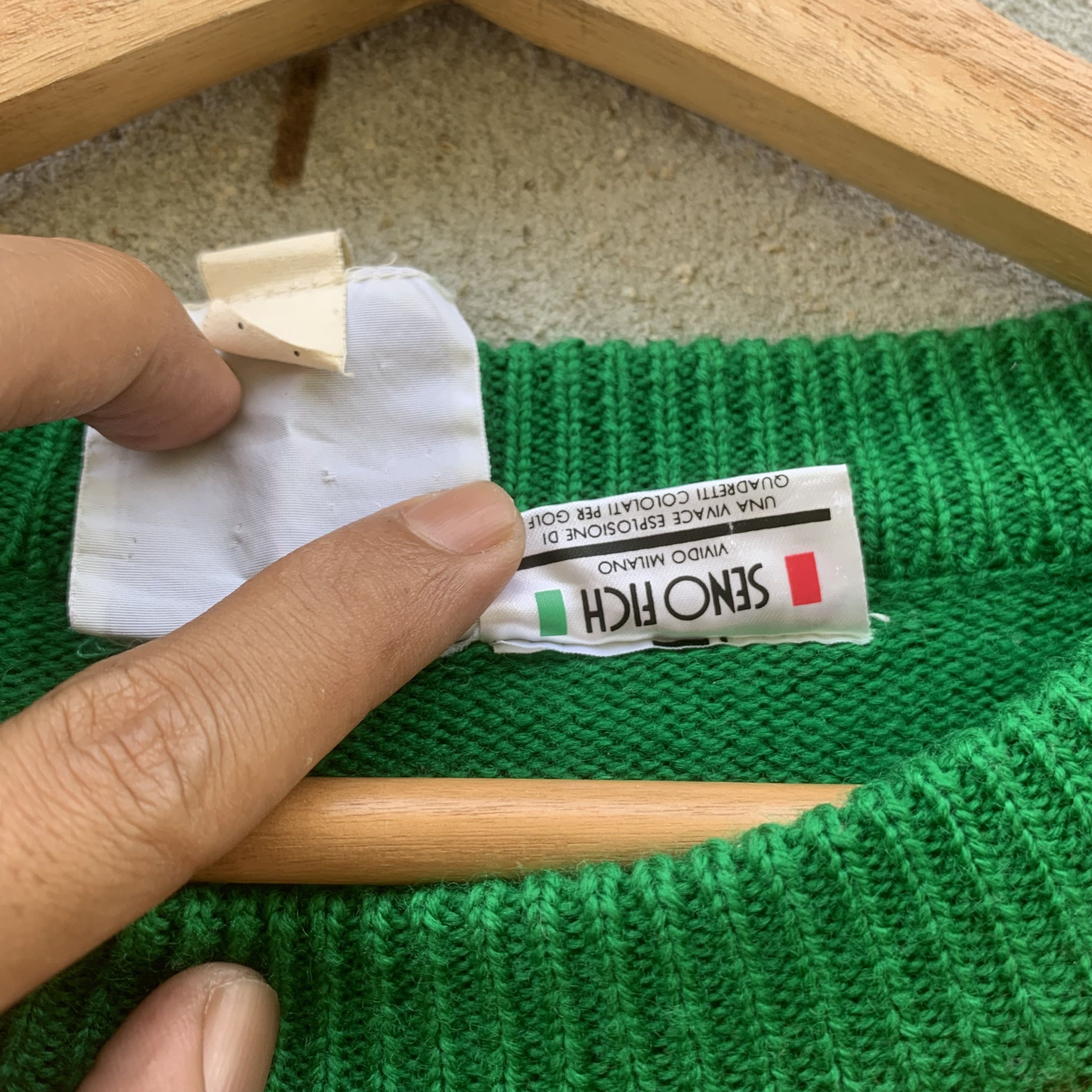 Aran Isles Knitwear 📌 SEND OFFERS 📌 EMBROIDERY SENO FICH MILANO KNIT SWEATER Size US M / EU 48-50 / 2 - 8 Thumbnail