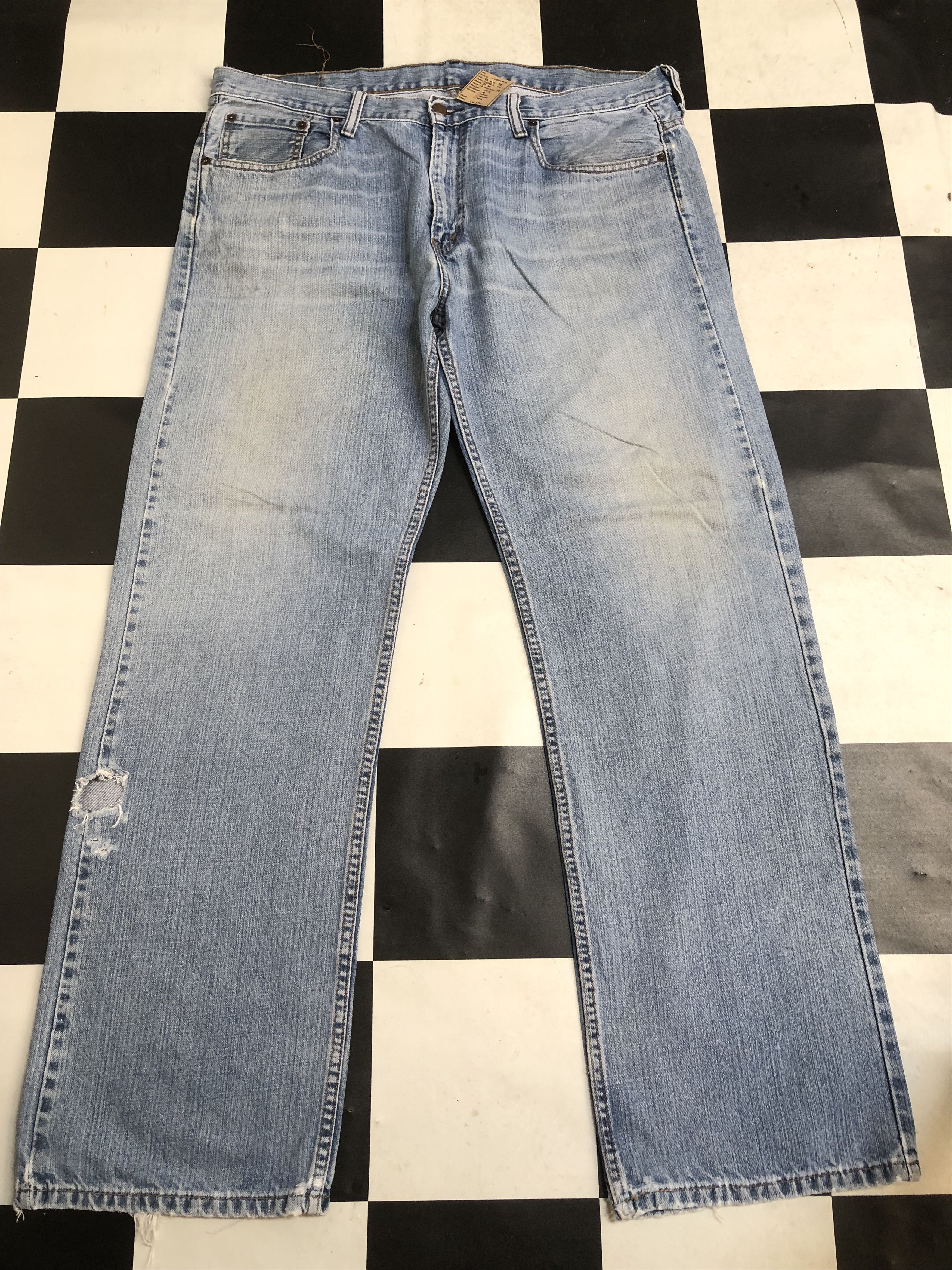 Levi's × Vintage Vintage Levis 569 Distressed Denim Jean L541 Size US 40 / EU 56 - 1 Thumbnail