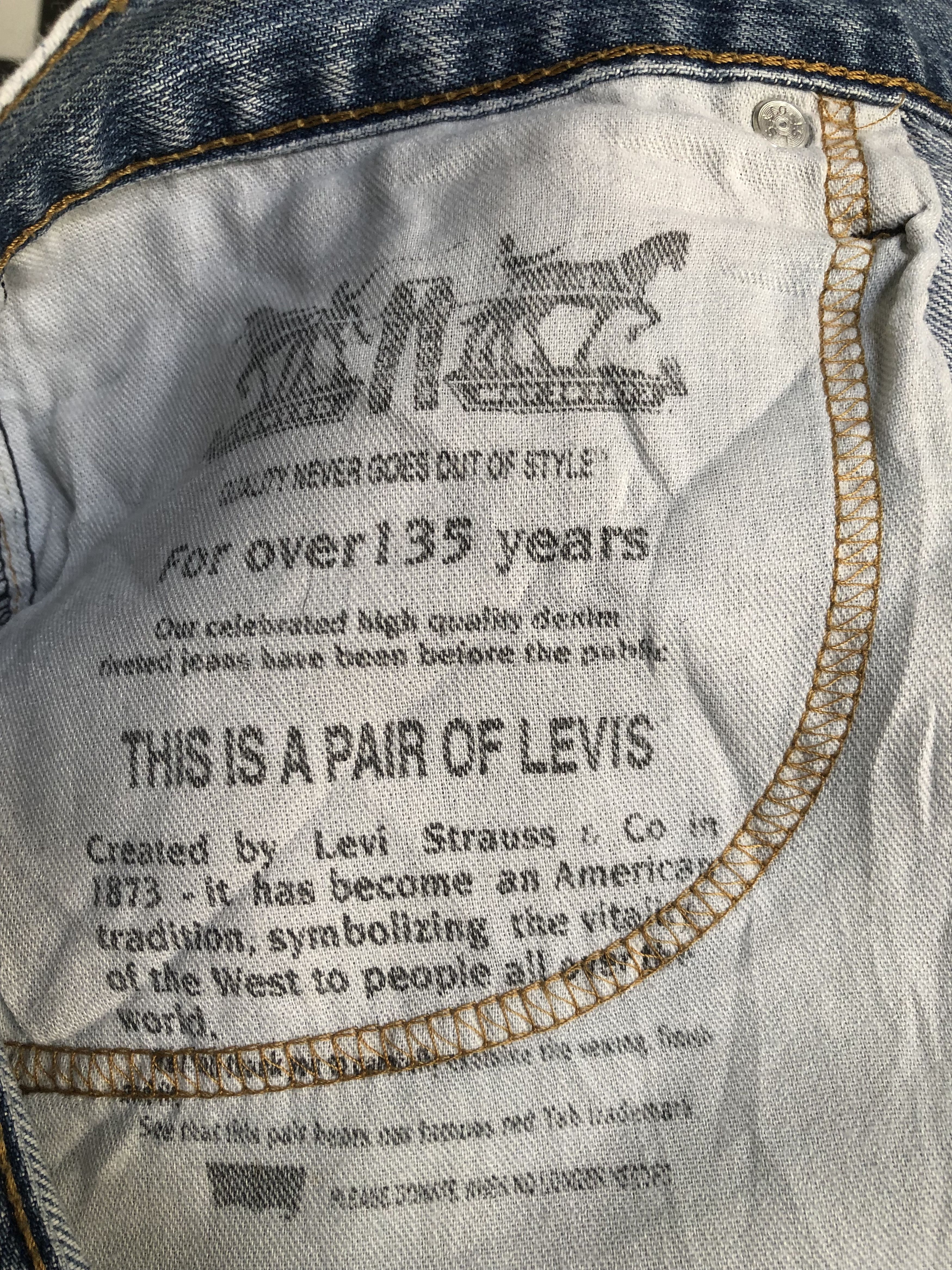 Levi's × Vintage Vintage Levis 569 Distressed Denim Jean L541 Size US 40 / EU 56 - 11 Thumbnail