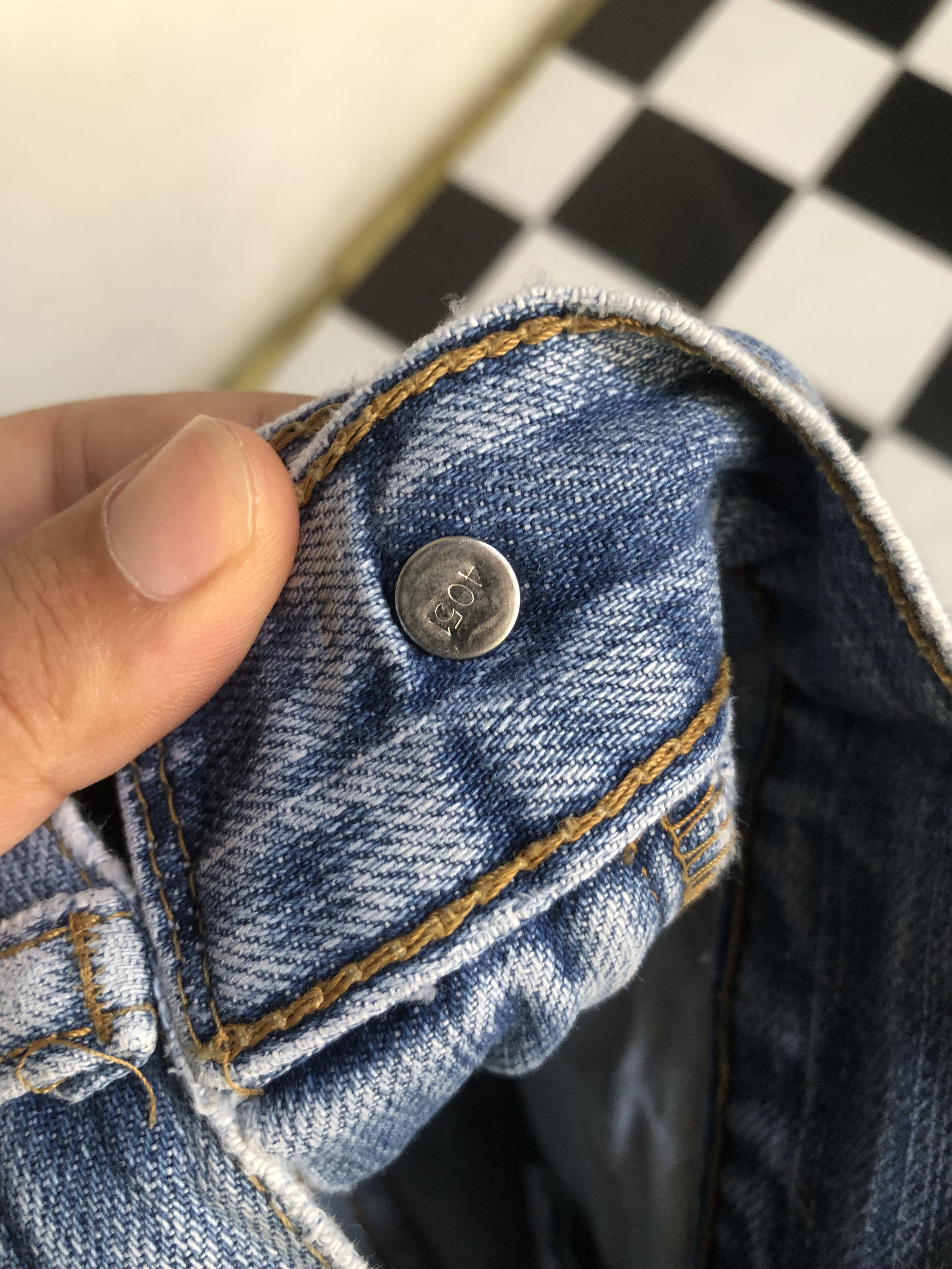 Levi's × Vintage Vintage Levis 569 Distressed Denim Jean L541 Size US 40 / EU 56 - 6 Thumbnail