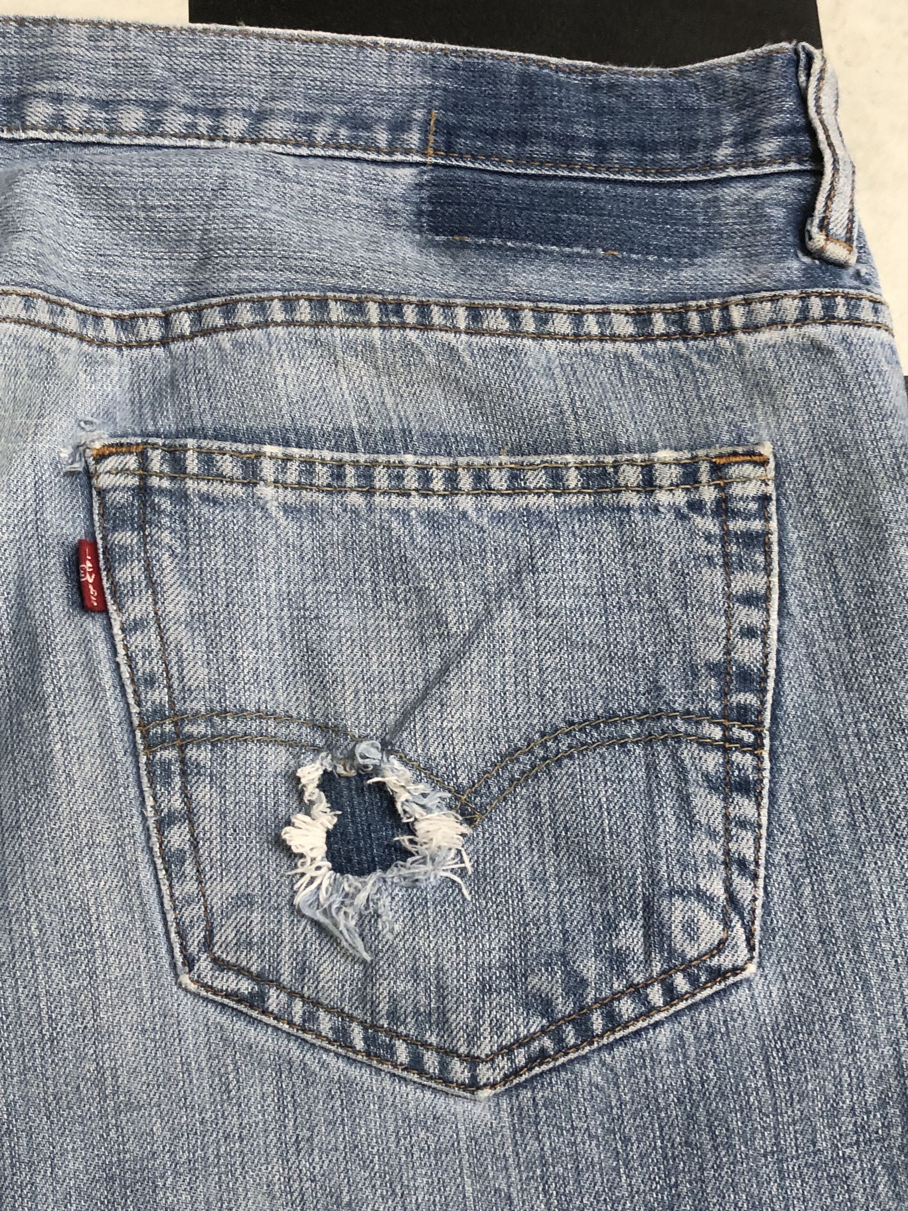 Levi's × Vintage Vintage Levis 569 Distressed Denim Jean L541 Size US 40 / EU 56 - 8 Thumbnail