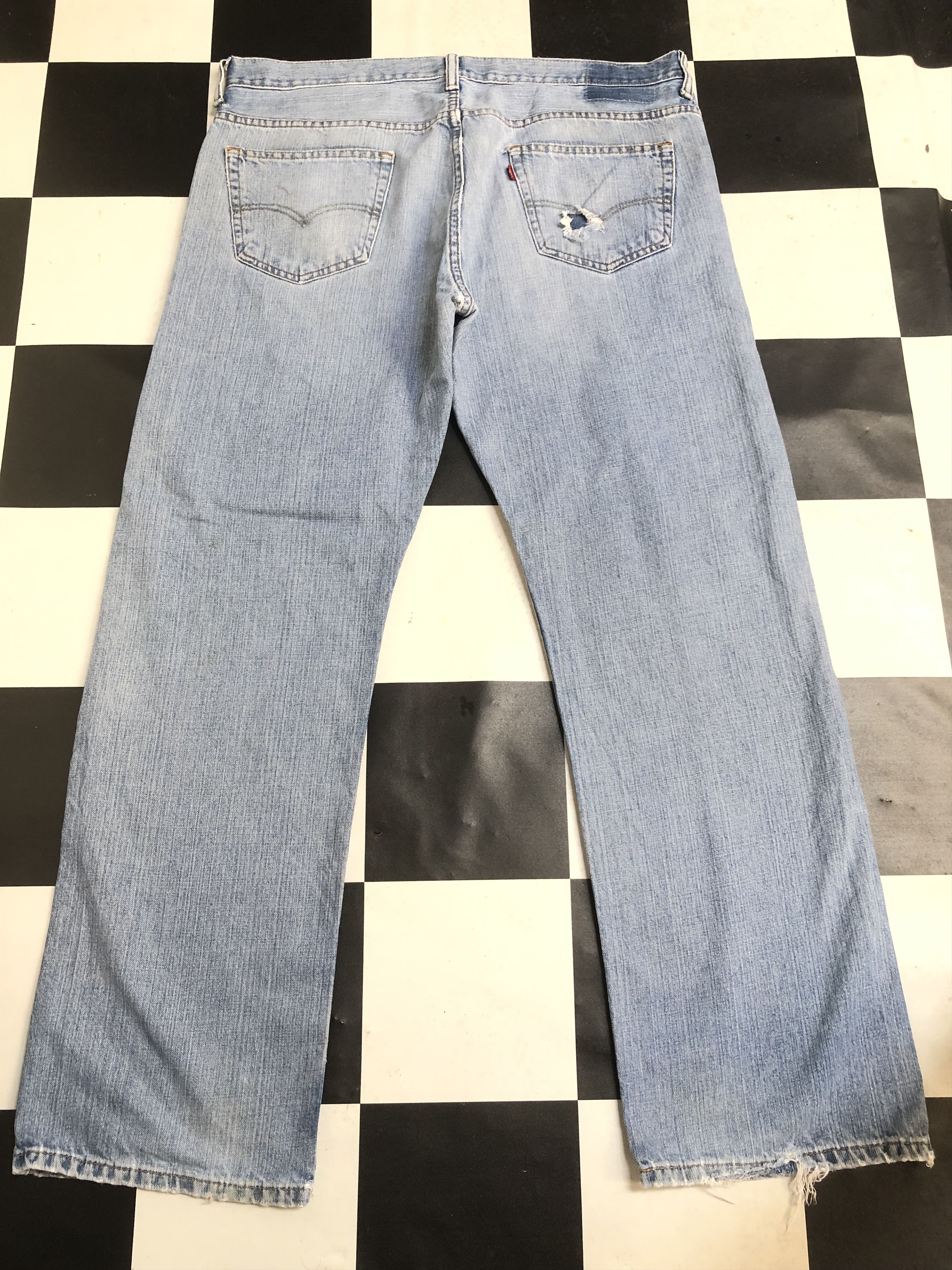 Levi's × Vintage Vintage Levis 569 Distressed Denim Jean L541 Size US 40 / EU 56 - 2 Thumbnail