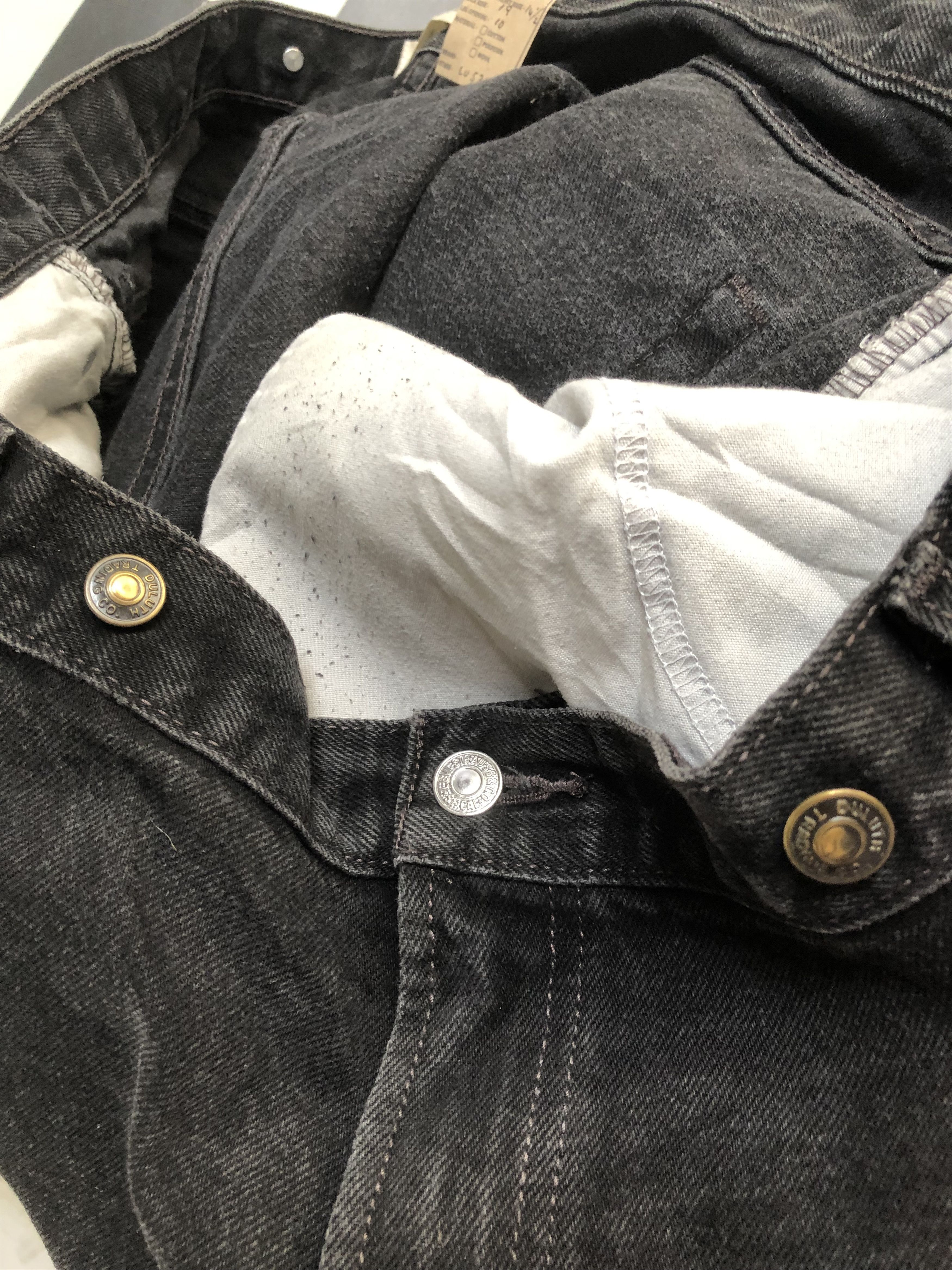 Levi's × Vintage Vintage Levis 550 Black Jeans L530 Waist 48 Size US 44 / EU 60 - 10 Thumbnail