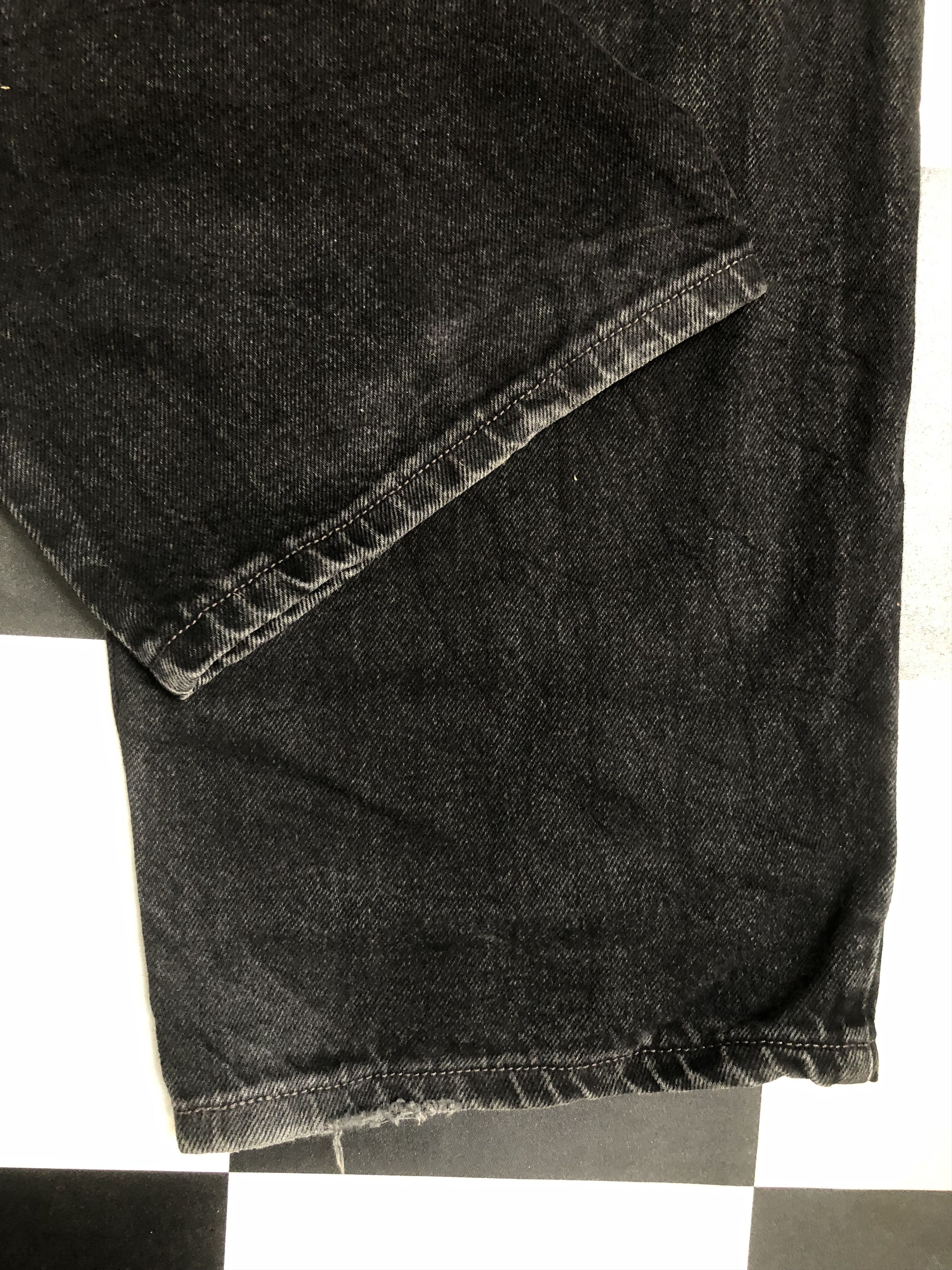 Levi's × Vintage Vintage Levis 550 Black Jeans L530 Waist 48 Size US 44 / EU 60 - 6 Thumbnail