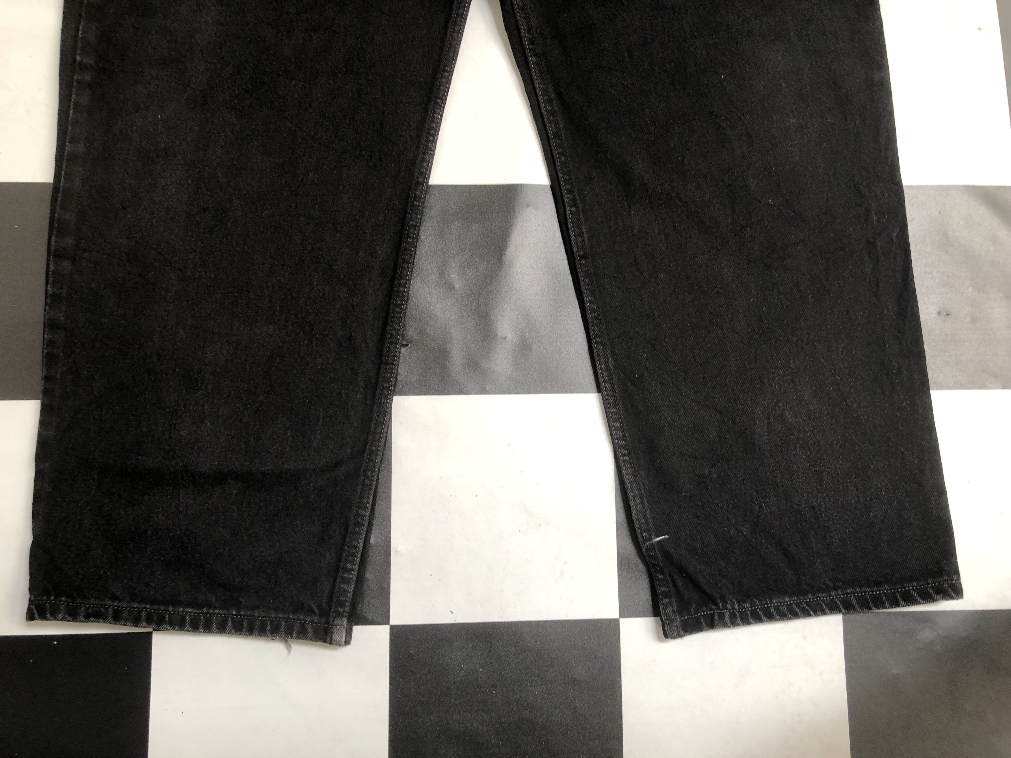 Levi's × Vintage Vintage Levis 550 Black Jeans L530 Waist 48 Size US 44 / EU 60 - 4 Thumbnail