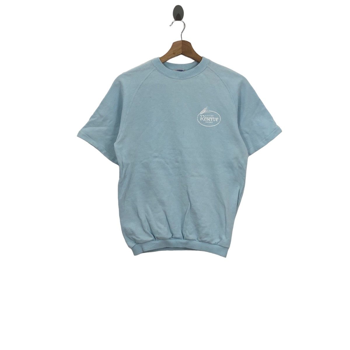 Vintage SUNTORY WHISKY Made In Japan Short Sleeve Jumper