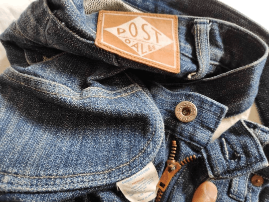 Post Overalls POST O'ALLS JEANS JAPAN Distressed Jeans Size US 33 - 5 Thumbnail