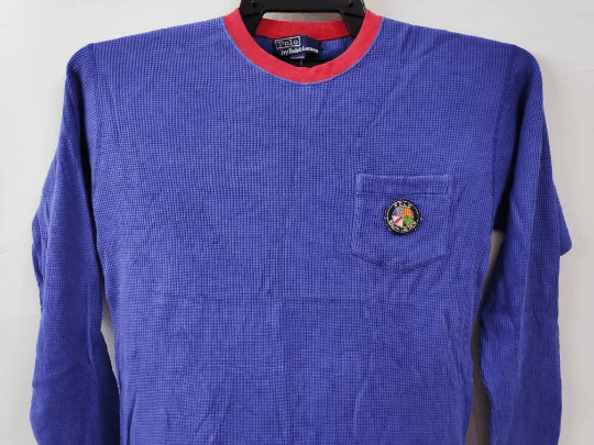 Polo Ralph Lauren Vintage Polo Ralph Lauren Long Sleeve Shirt Size US M / EU 48-50 / 2 - 2 Thumbnail