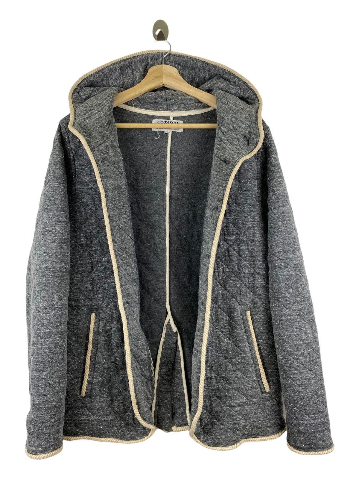 Designer × Japanese Brand Corisco evolve navy quilted jacket Size US L / EU 52-54 / 3 - 4 Thumbnail
