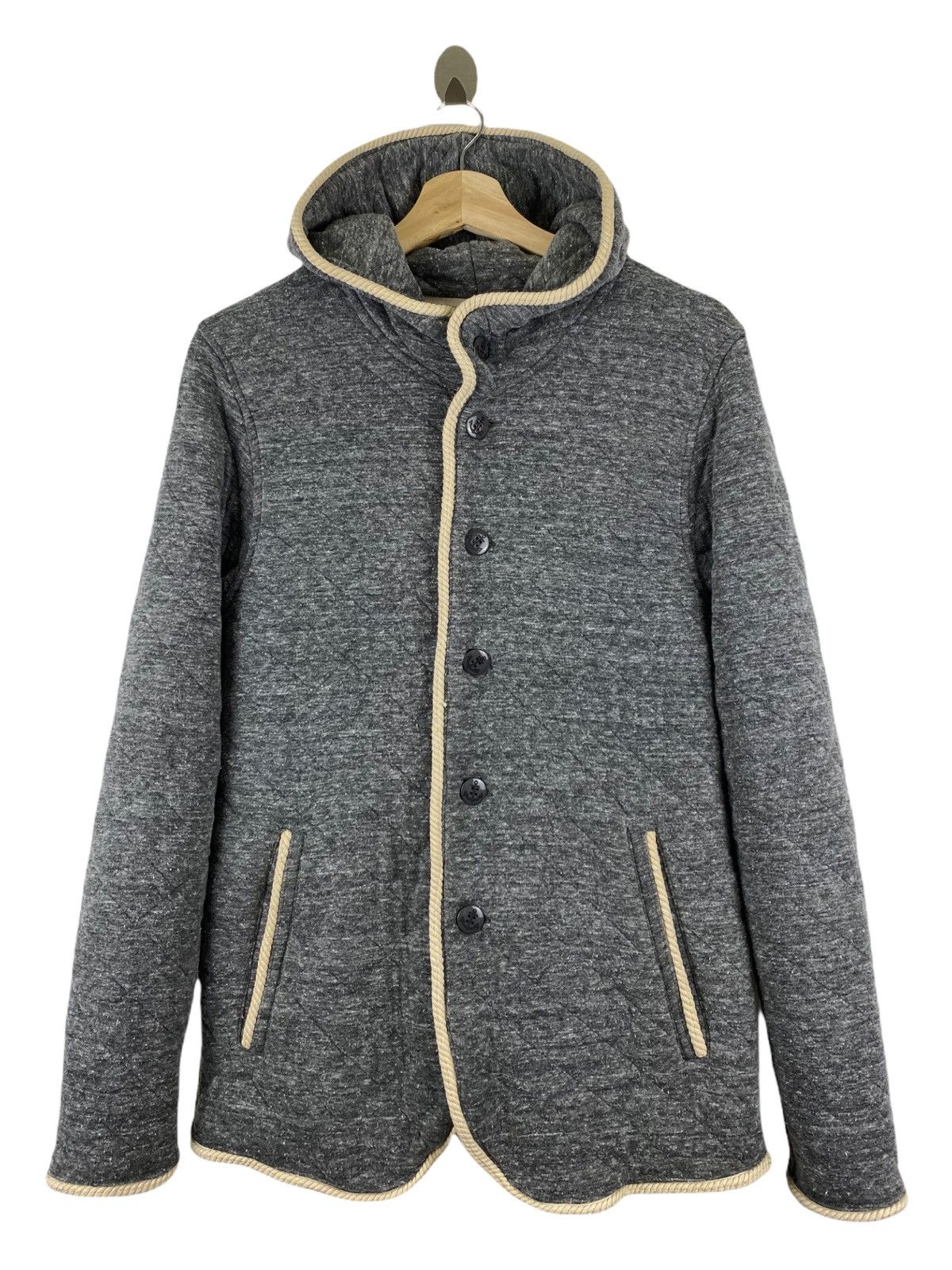 Designer × Japanese Brand Corisco evolve navy quilted jacket Size US L / EU 52-54 / 3 - 1 Thumbnail
