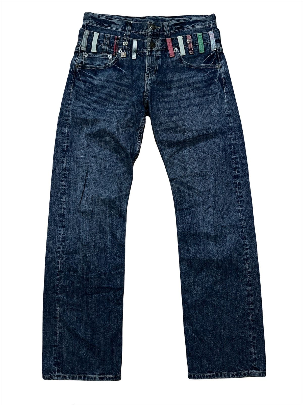 Japanese Brand × Vintage Japanese Brand Double Waist Denim Jeans Size US 32 / EU 48 - 1 Thumbnail