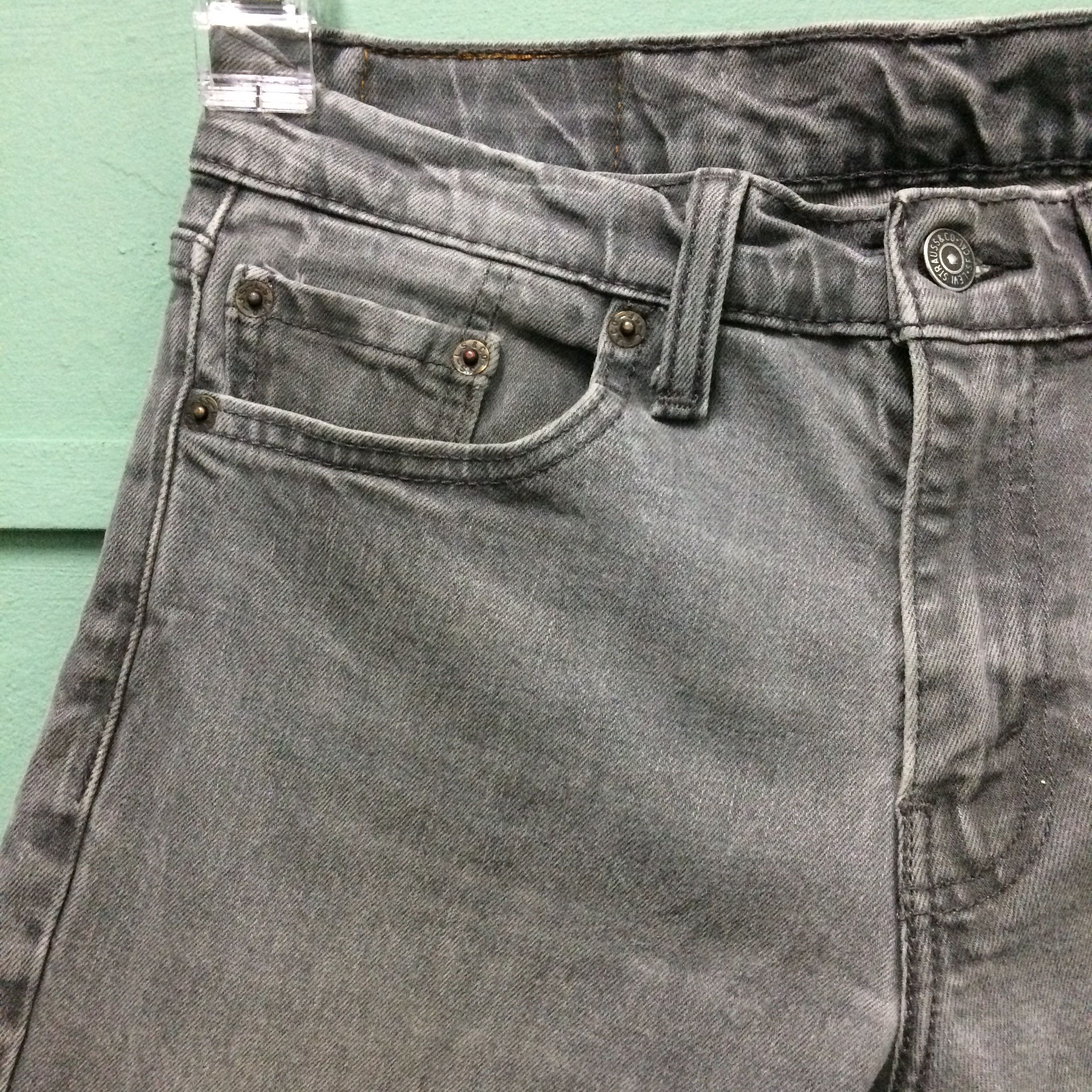 Levi's Vintage Distressed Levis 511 Jeans #B-117 Size 29" - 5 Thumbnail