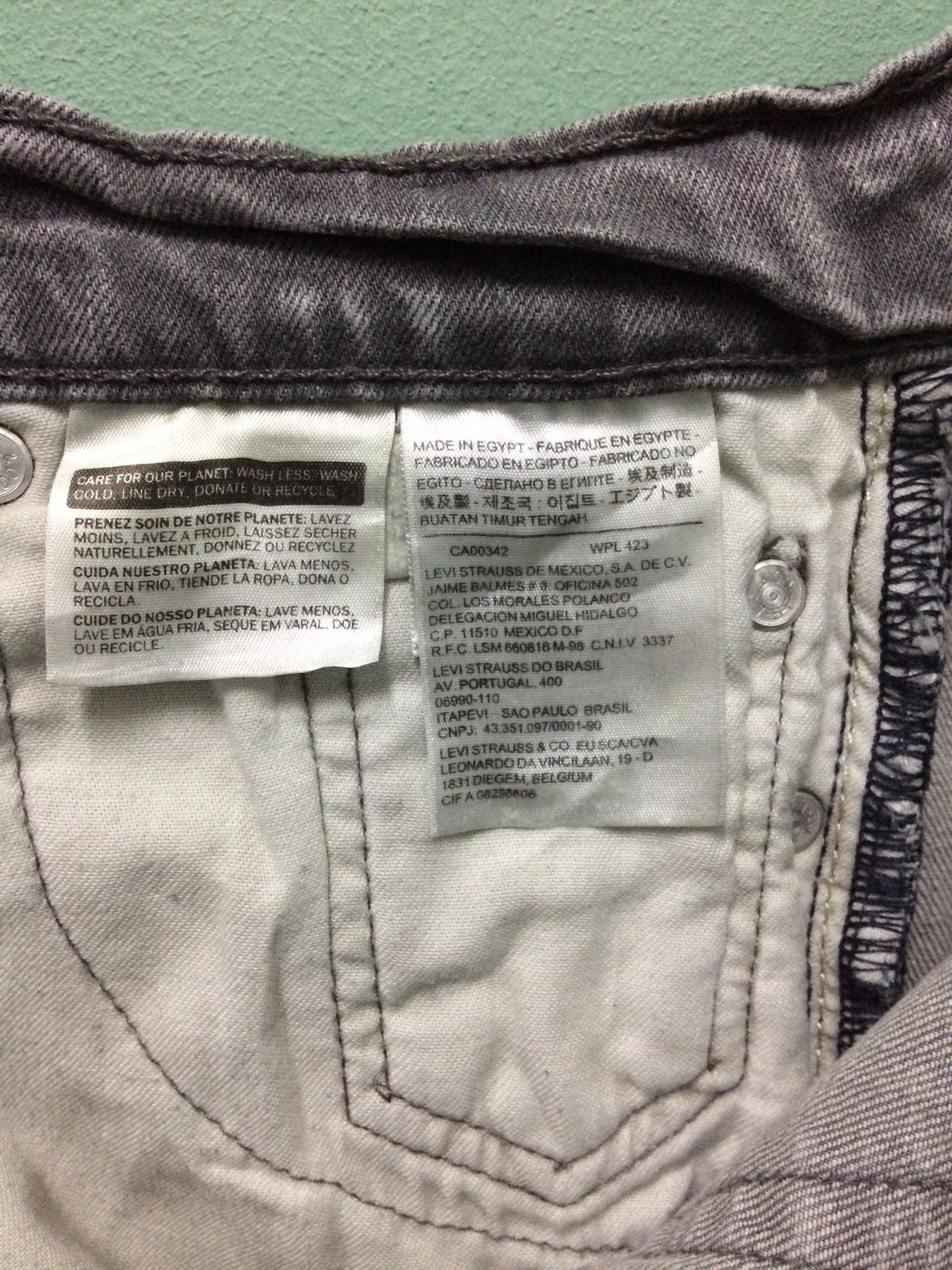 Levi's Vintage Distressed Levis 511 Jeans #B-117 Size 29" - 10 Thumbnail
