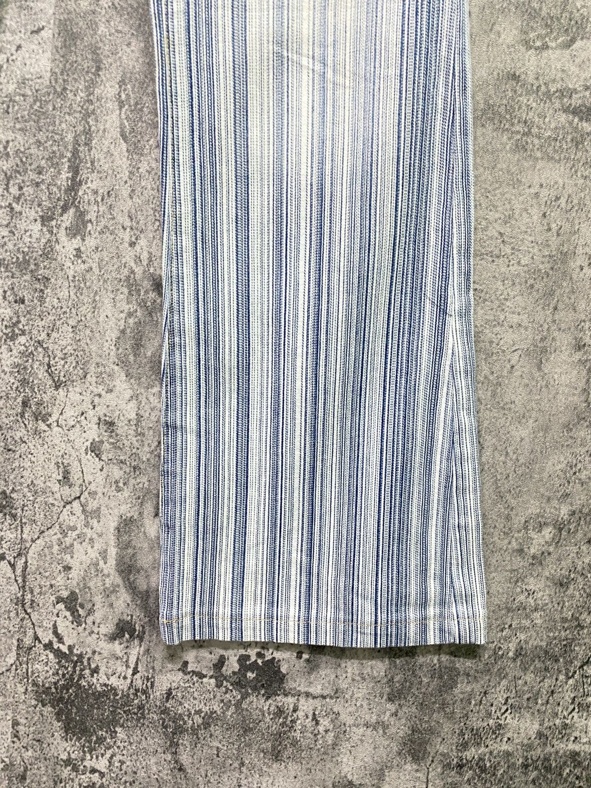 Japanese Brand Japan Made ORIRIN Striped Flared Bootcut Pants Size US 28 / EU 44 - 8 Thumbnail