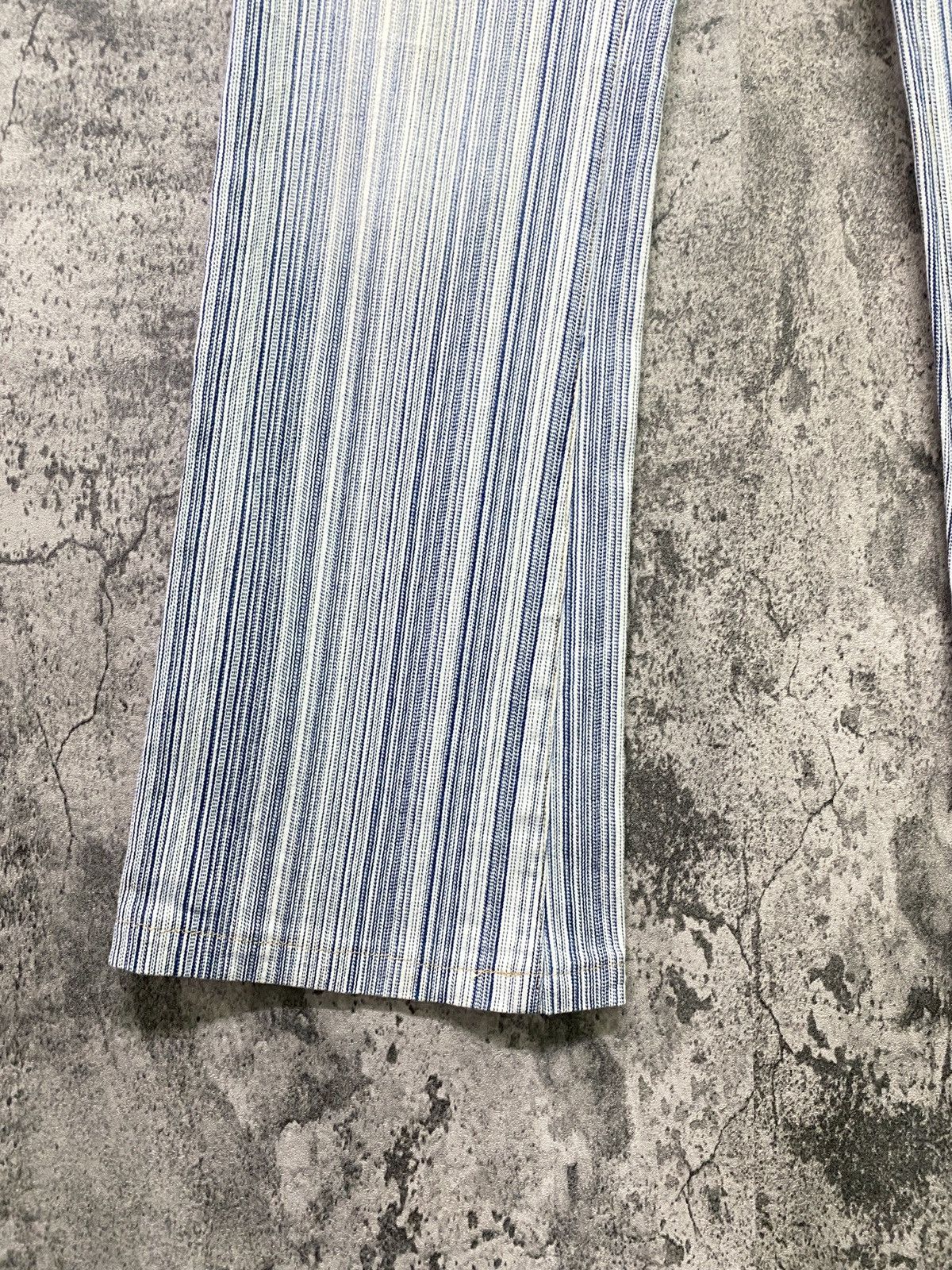 Japanese Brand Japan Made ORIRIN Striped Flared Bootcut Pants Size US 28 / EU 44 - 7 Thumbnail