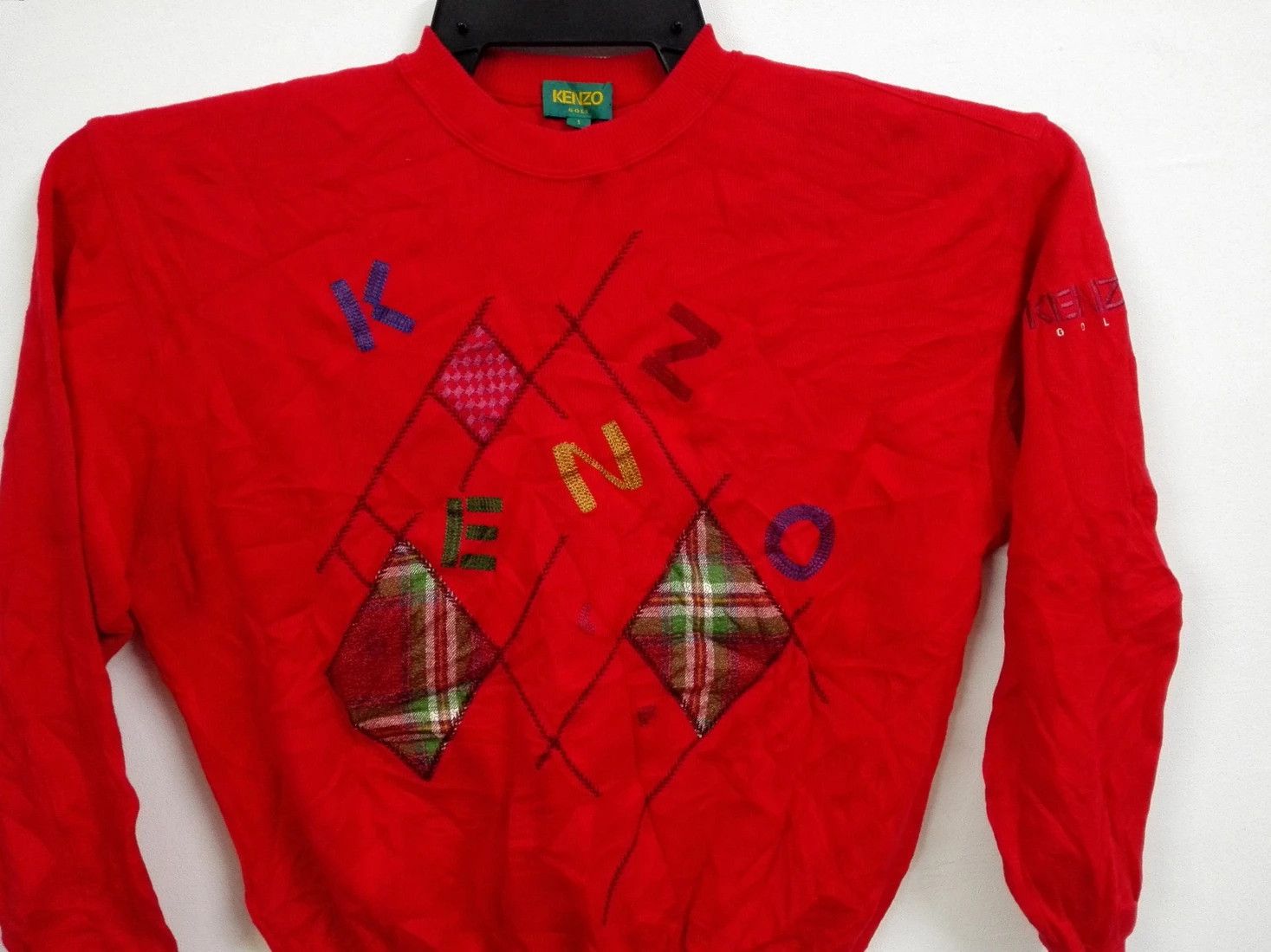 Kenzo Kenzo Embroidery Design Sweatshirt Size US M / EU 48-50 / 2 - 2 Thumbnail