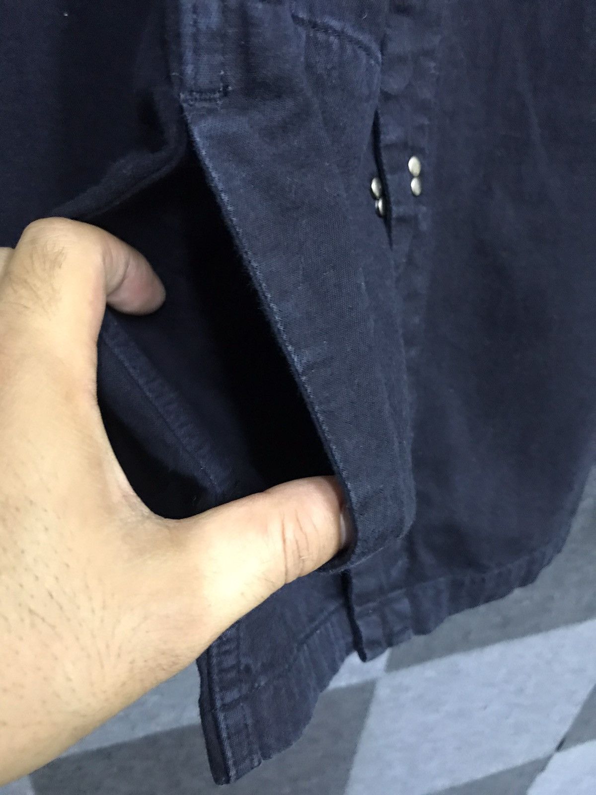 Indigo TIGER BROCANTE X INDIGO Rare Japan Avant Garde Light Jacket Size US L / EU 52-54 / 3 - 7 Thumbnail