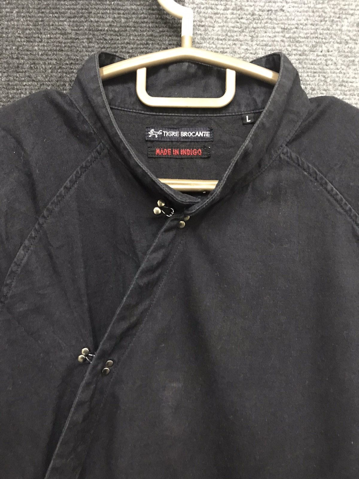 Indigo TIGER BROCANTE X INDIGO Rare Japan Avant Garde Light Jacket Size US L / EU 52-54 / 3 - 2 Thumbnail