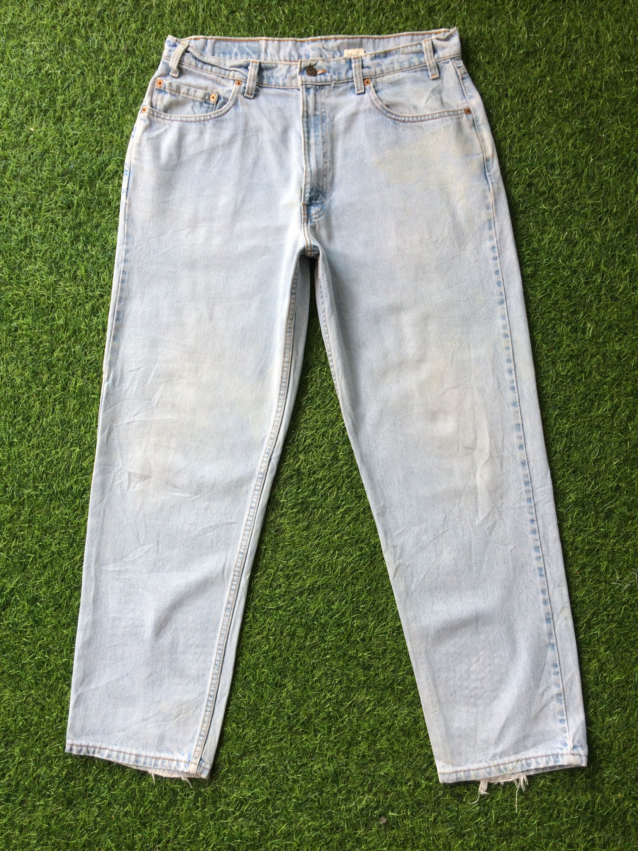 Levi's × Vintage Distressed Levis 550 Jeans #B-810 Size US 35 - 1 Thumbnail