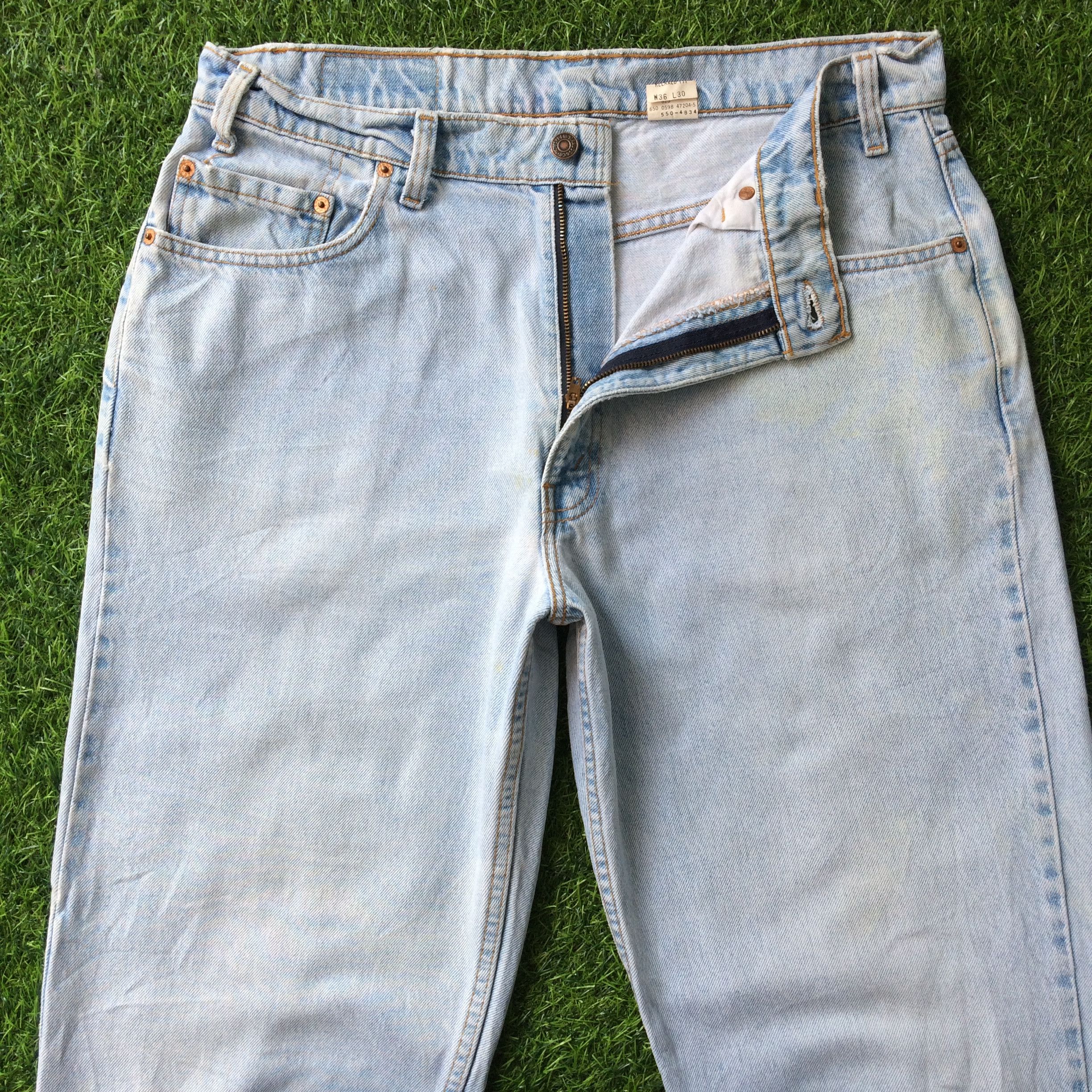 Levi's × Vintage Distressed Levis 550 Jeans #B-810 Size US 35 - 3 Thumbnail