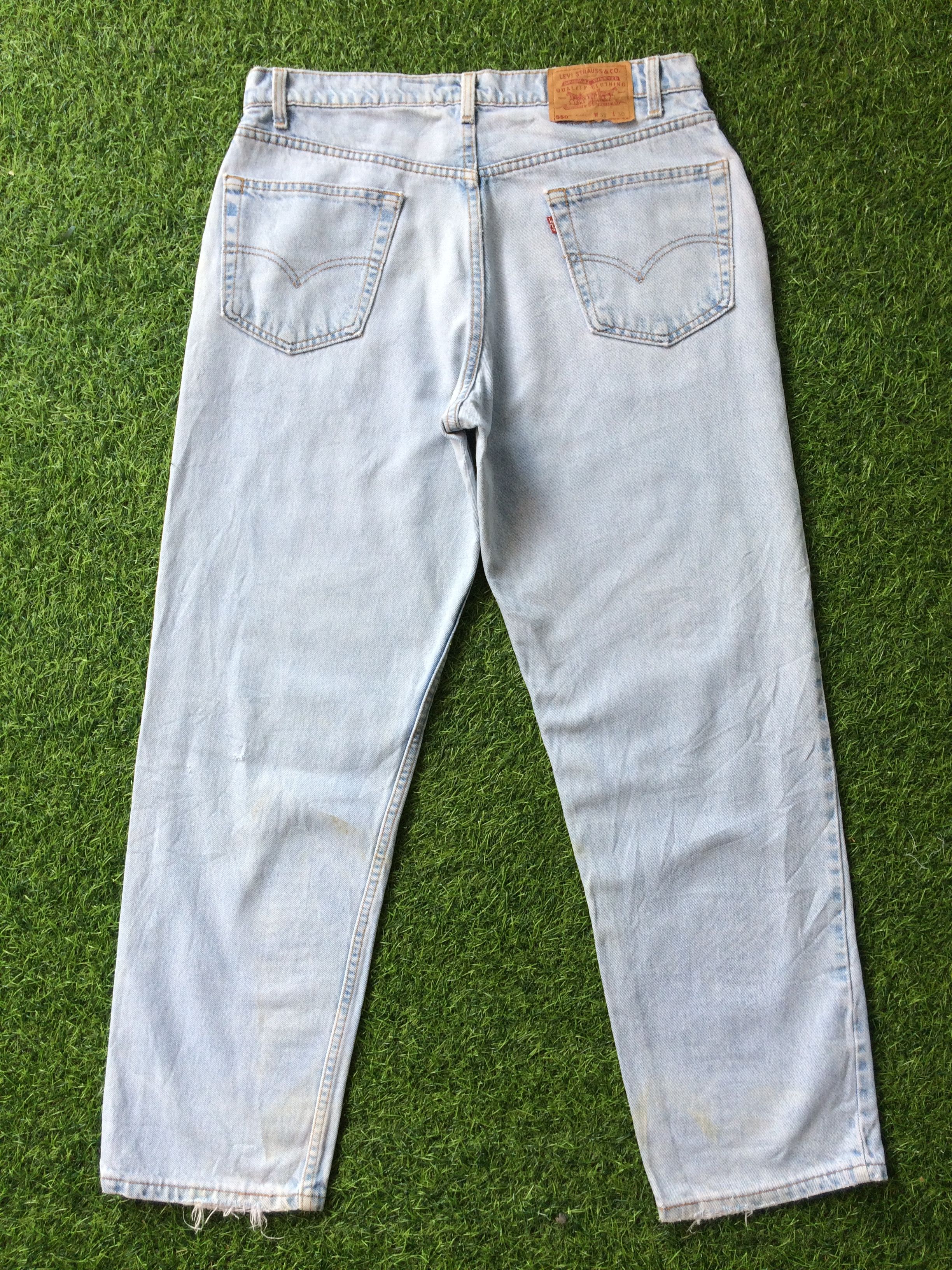 Levi's × Vintage Distressed Levis 550 Jeans #B-810 Size US 35 - 2 Thumbnail