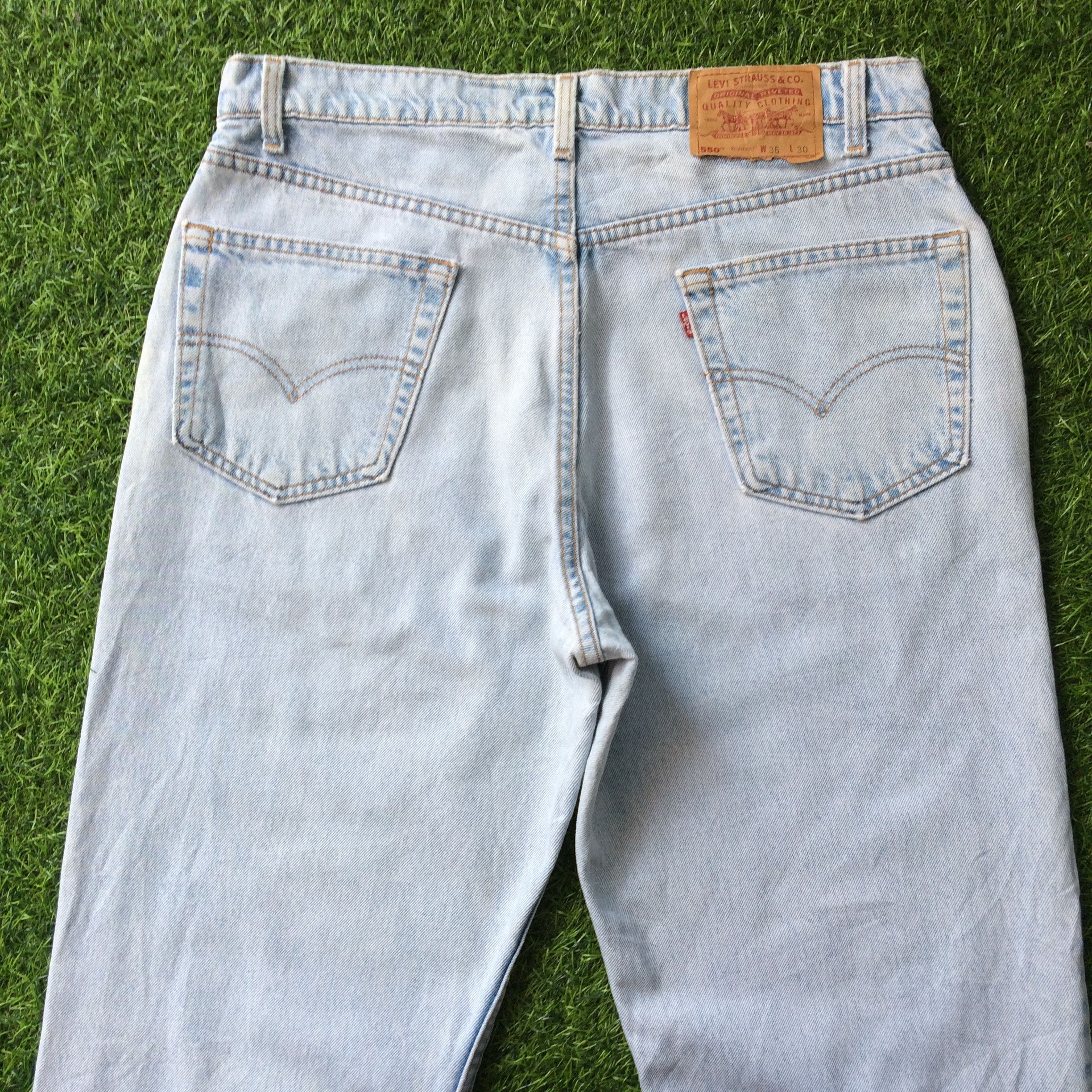 Levi's × Vintage Distressed Levis 550 Jeans #B-810 Size US 35 - 4 Thumbnail