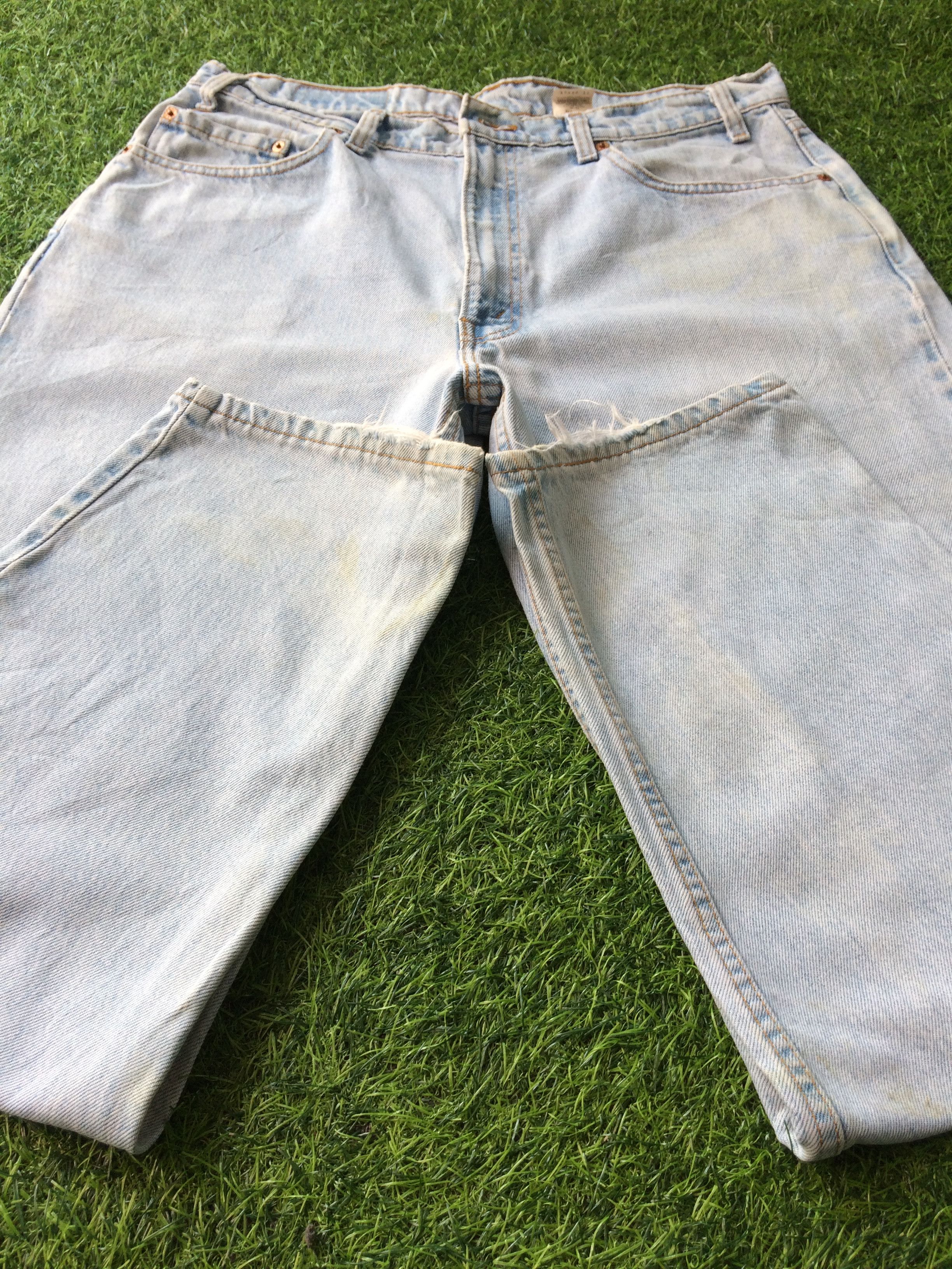 Levi's × Vintage Distressed Levis 550 Jeans #B-810 Size US 35 - 5 Thumbnail