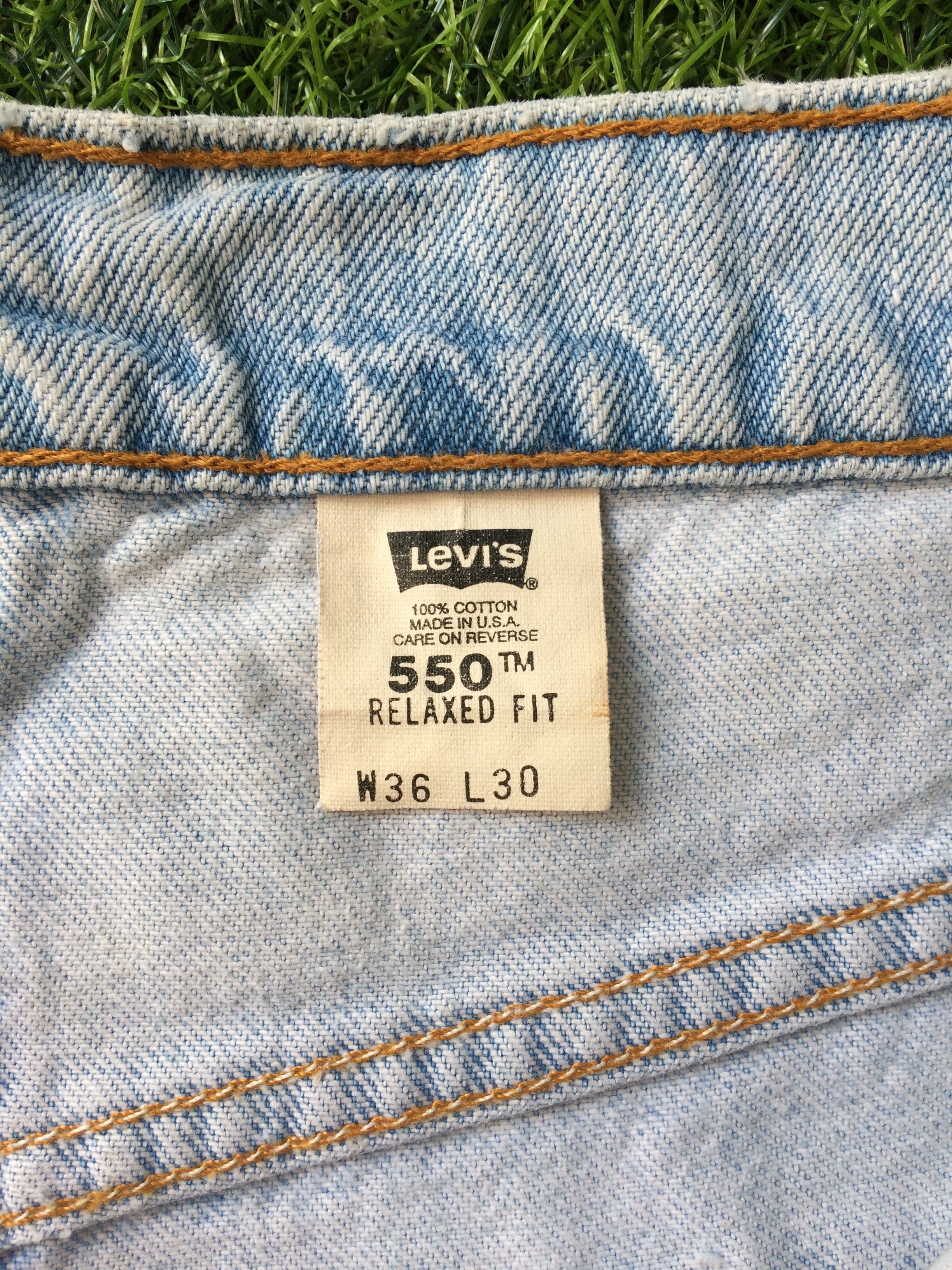 Levi's × Vintage Distressed Levis 550 Jeans #B-810 Size US 35 - 11 Thumbnail