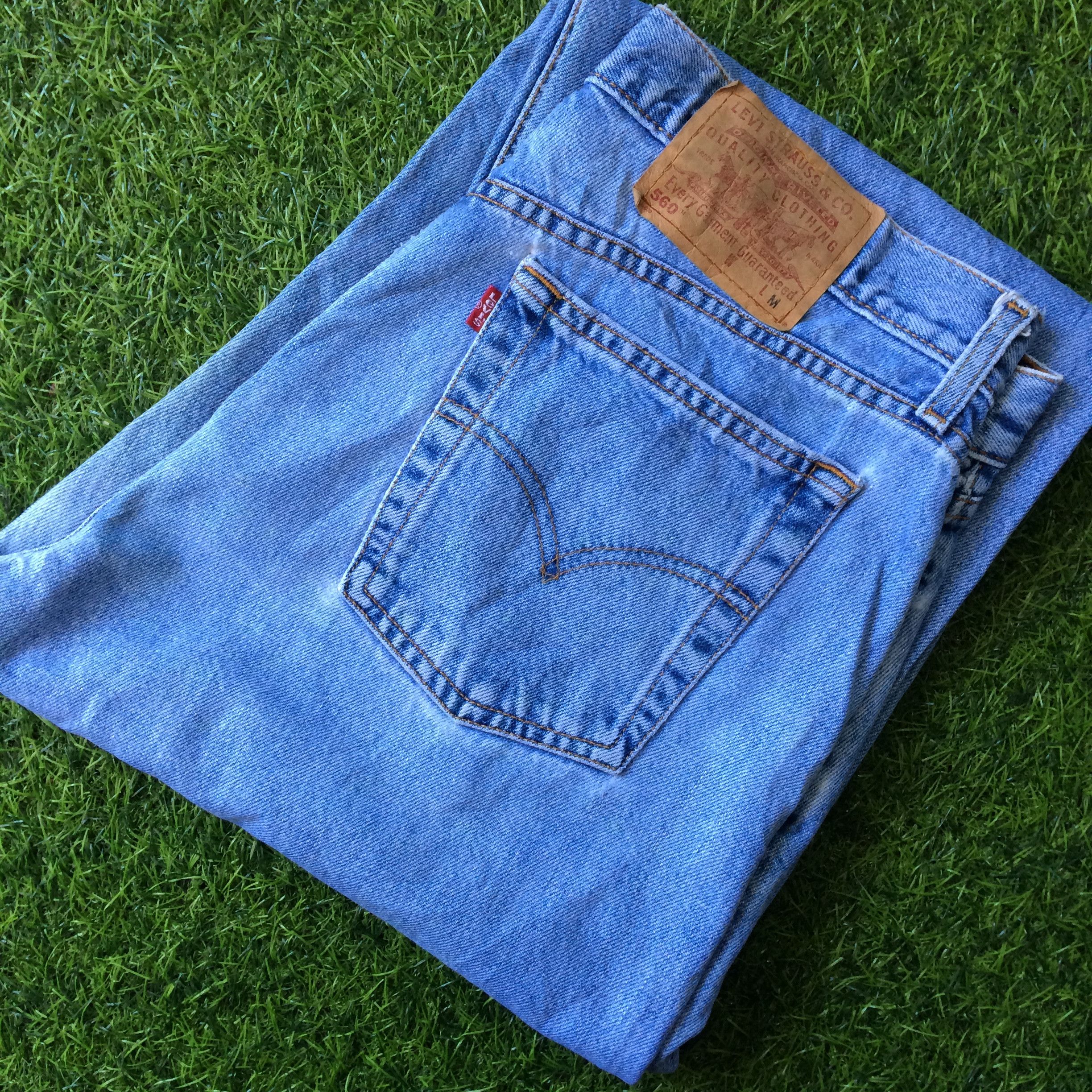 Levi's Vintage Distressed Levis 560 Mom Jeans #B-824 Size 33" - 8 Thumbnail