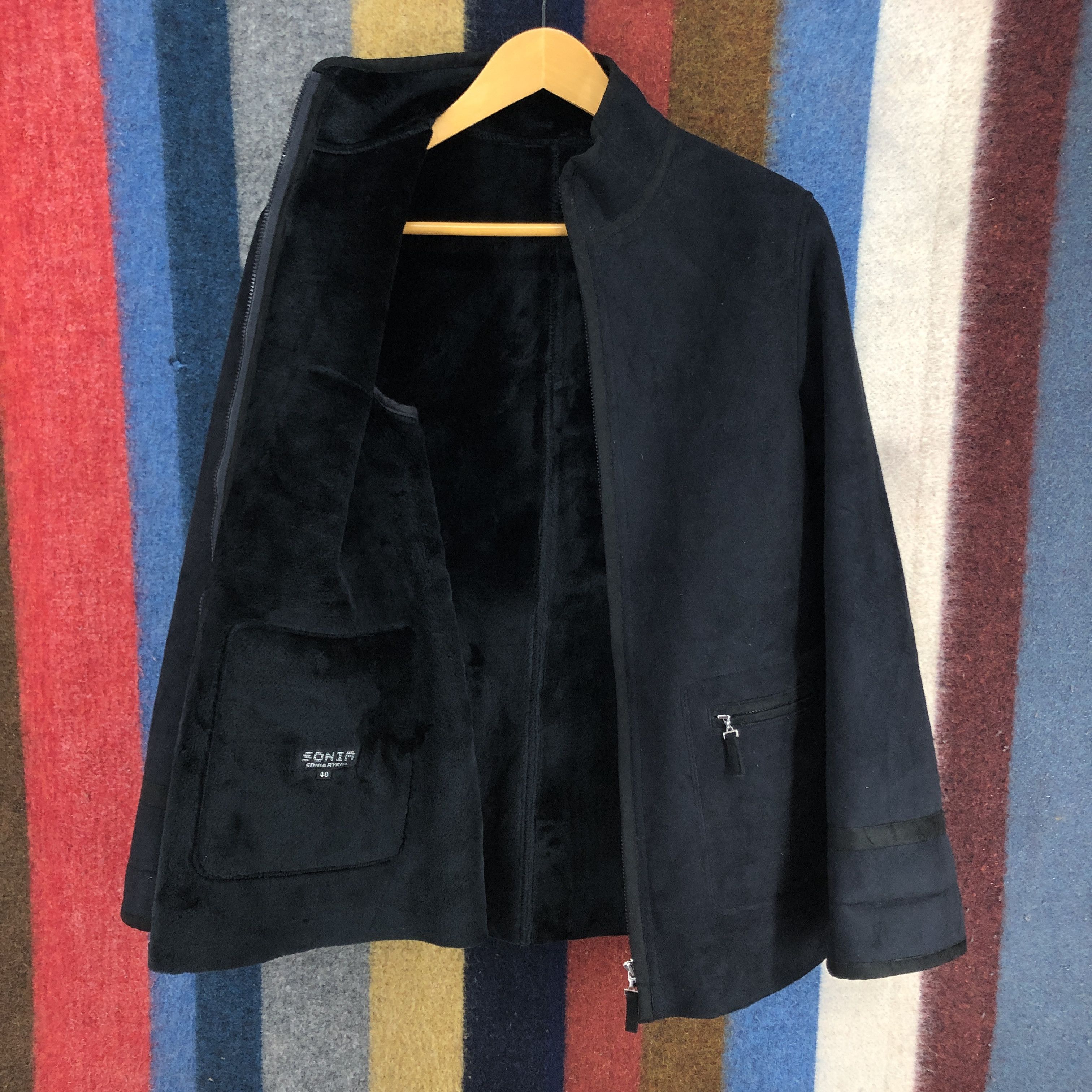 Sonia Rykiel SONIA RYKIEL Casual Zipper Jacket #2721-98 Size S / US 4 / IT 40 - 2 Thumbnail