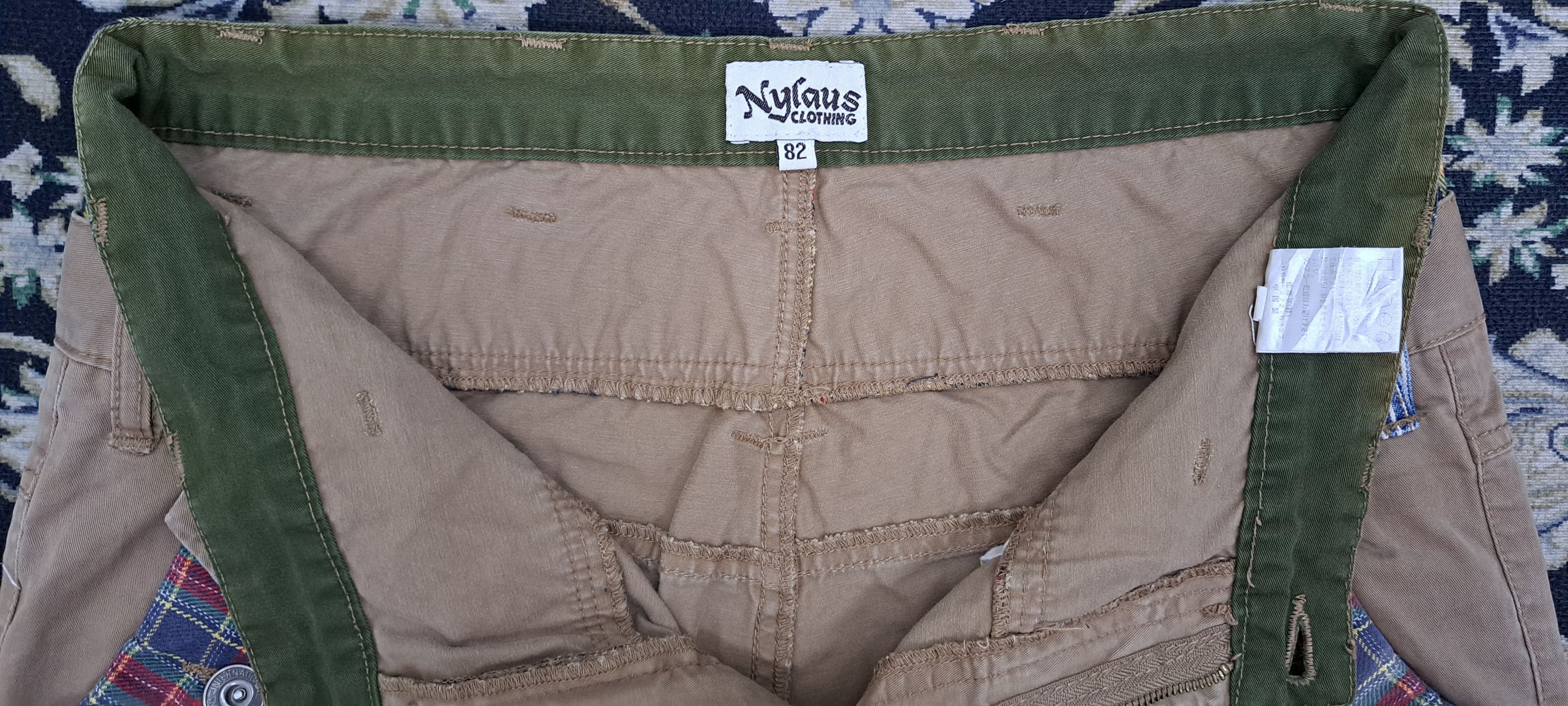 Japanese Brand NYLAUS DOUBLE WAIST CARGO MULTIPOCKET JEANS Size US 30 / EU 46 - 7 Thumbnail